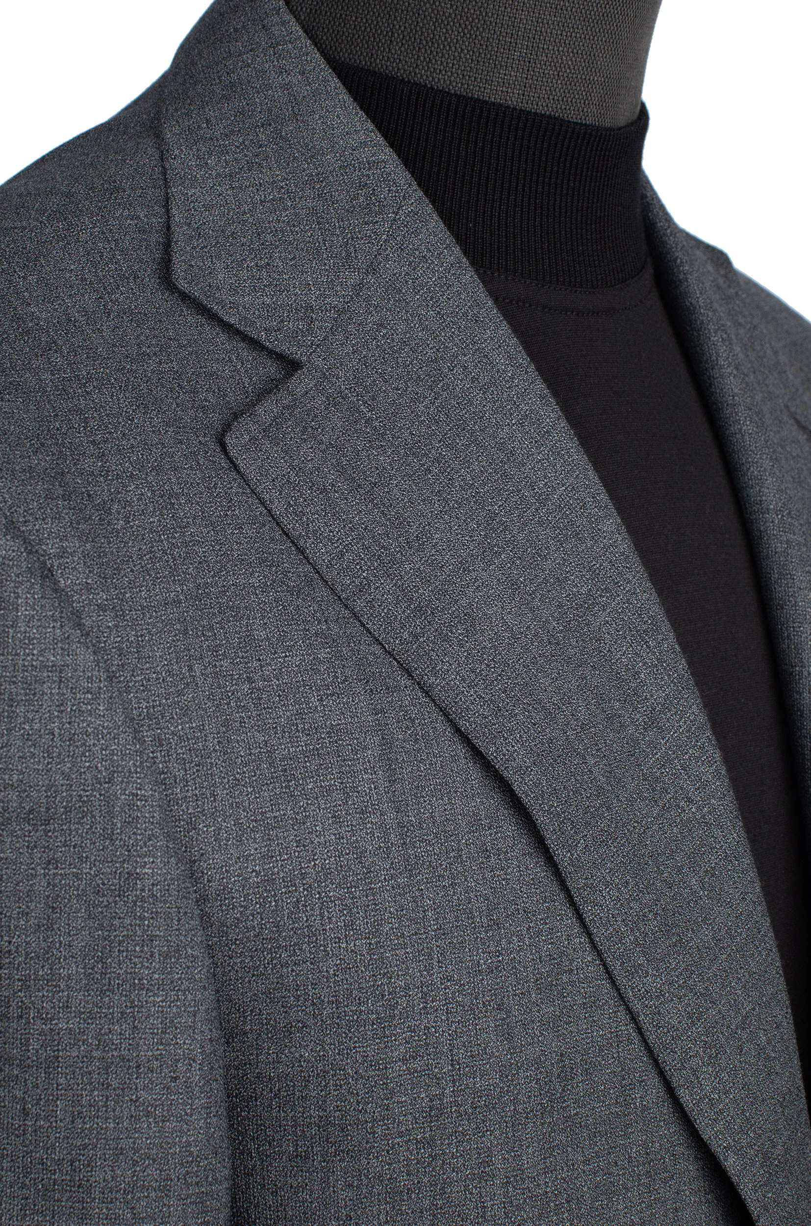 Canali Kei Travel Sports Coat-Mid Gray 