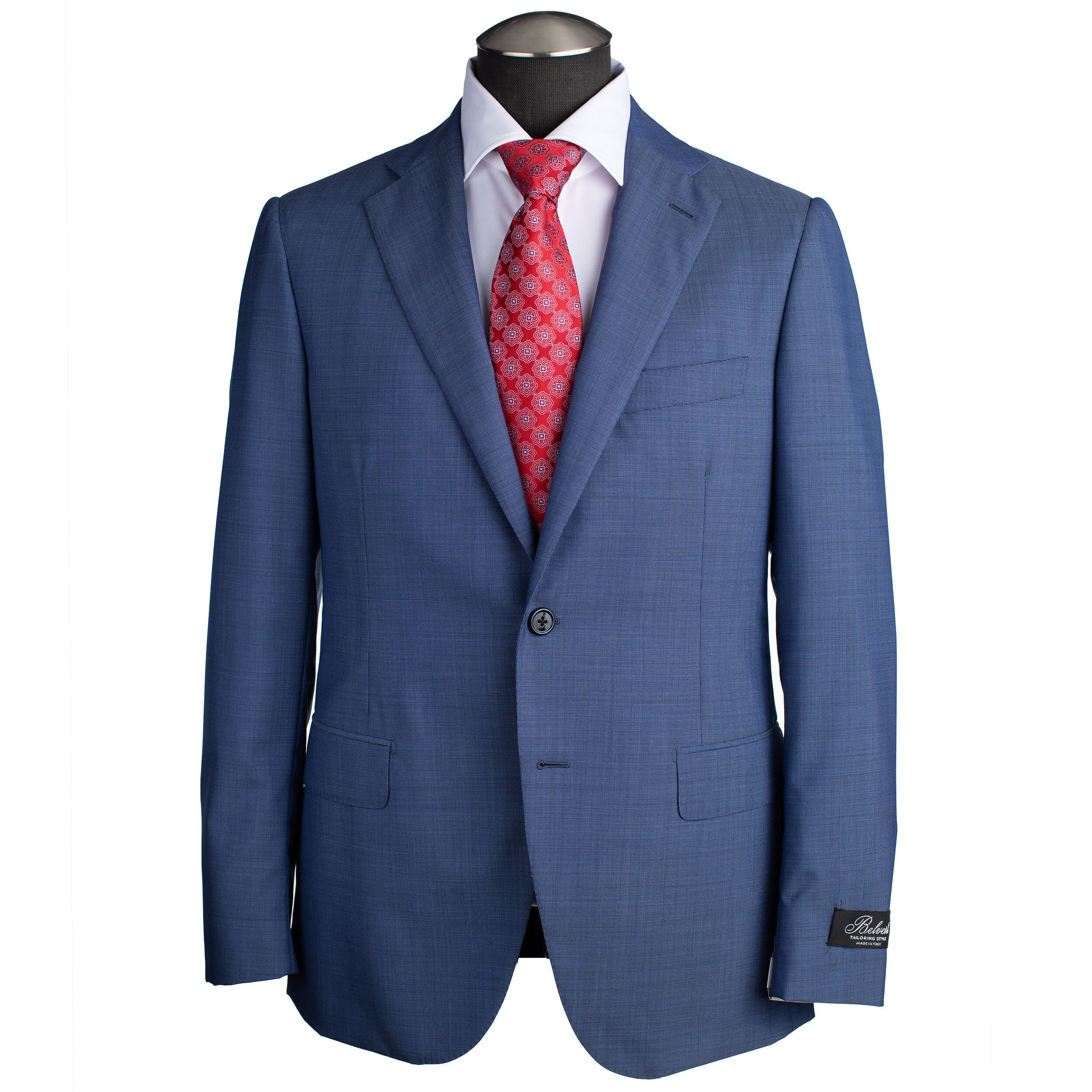 Belvest Super 120 Suit in Solid Light Blue — Uomo San Francisco | Luxury  European Menswear