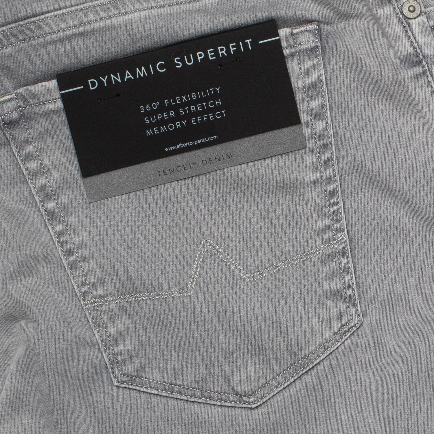 Alberto Jeans Pipe Regular 1960-960 Dynamic Superfit in Light Gray — Uomo San Francisco | Luxury European Menswear