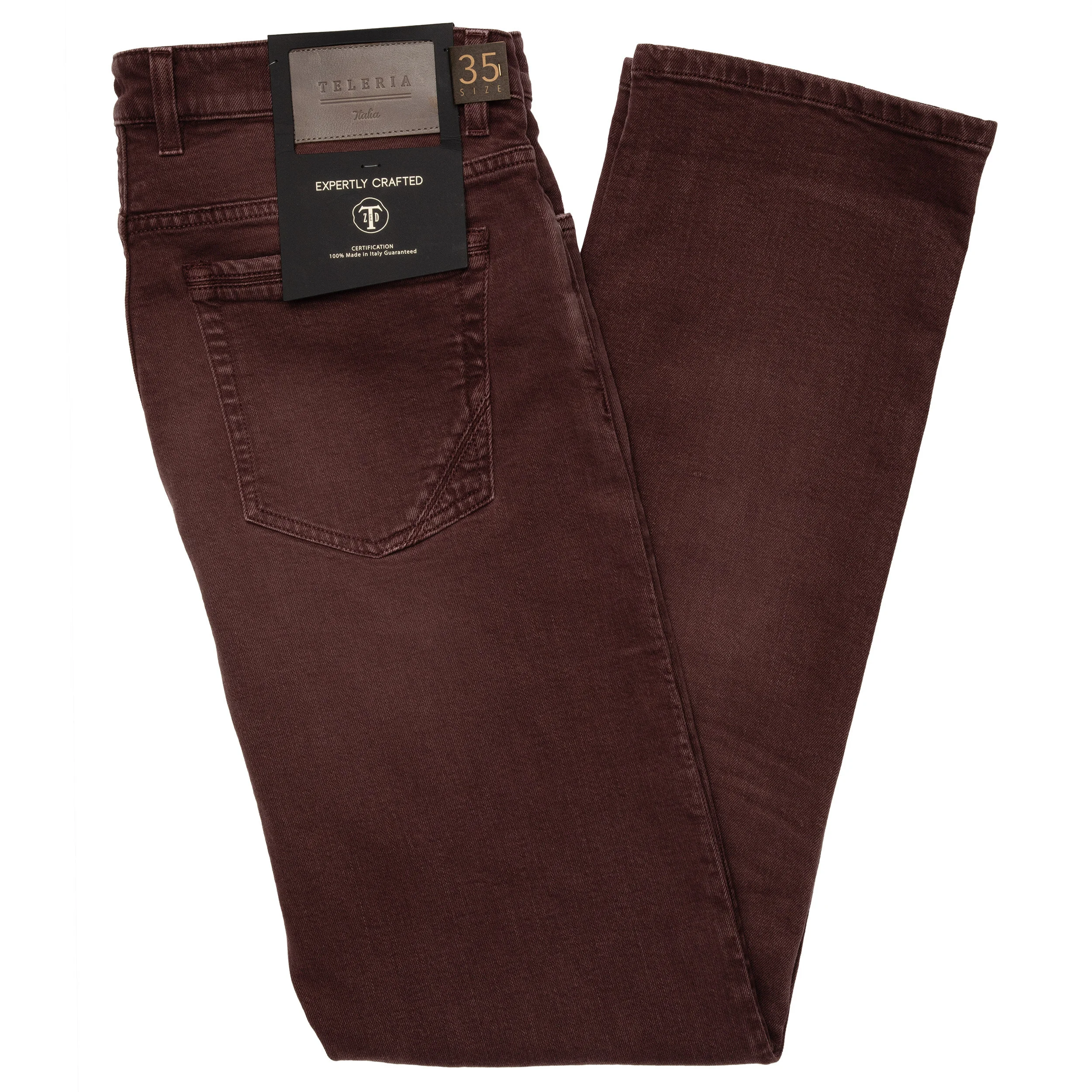 Teleria Zed Cobra Model Denim in Wine — Uomo San Francisco | Luxury  European Menswear