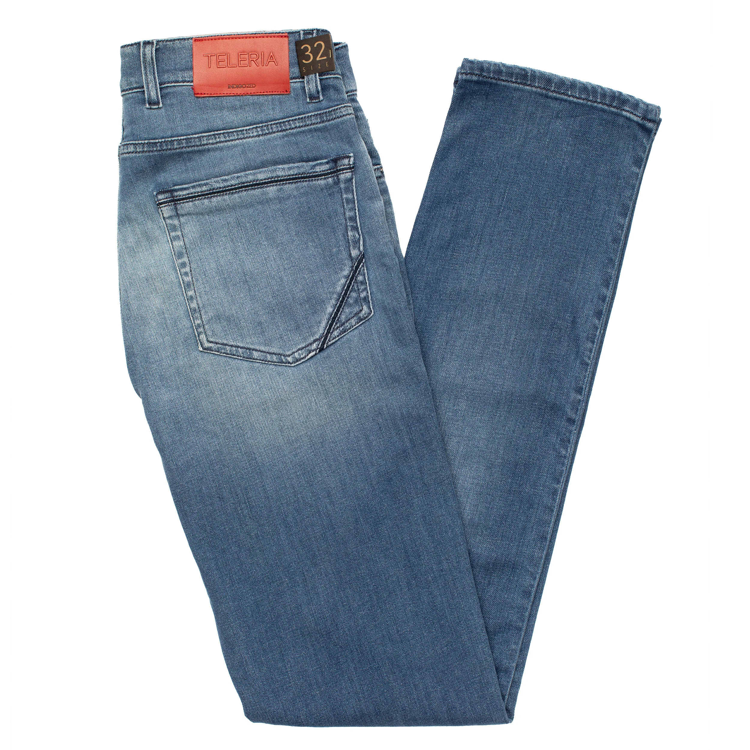 Teleria Zed Cobra Model Denim in Washed Blue Denim — Uomo San Francisco |  Luxury European Menswear