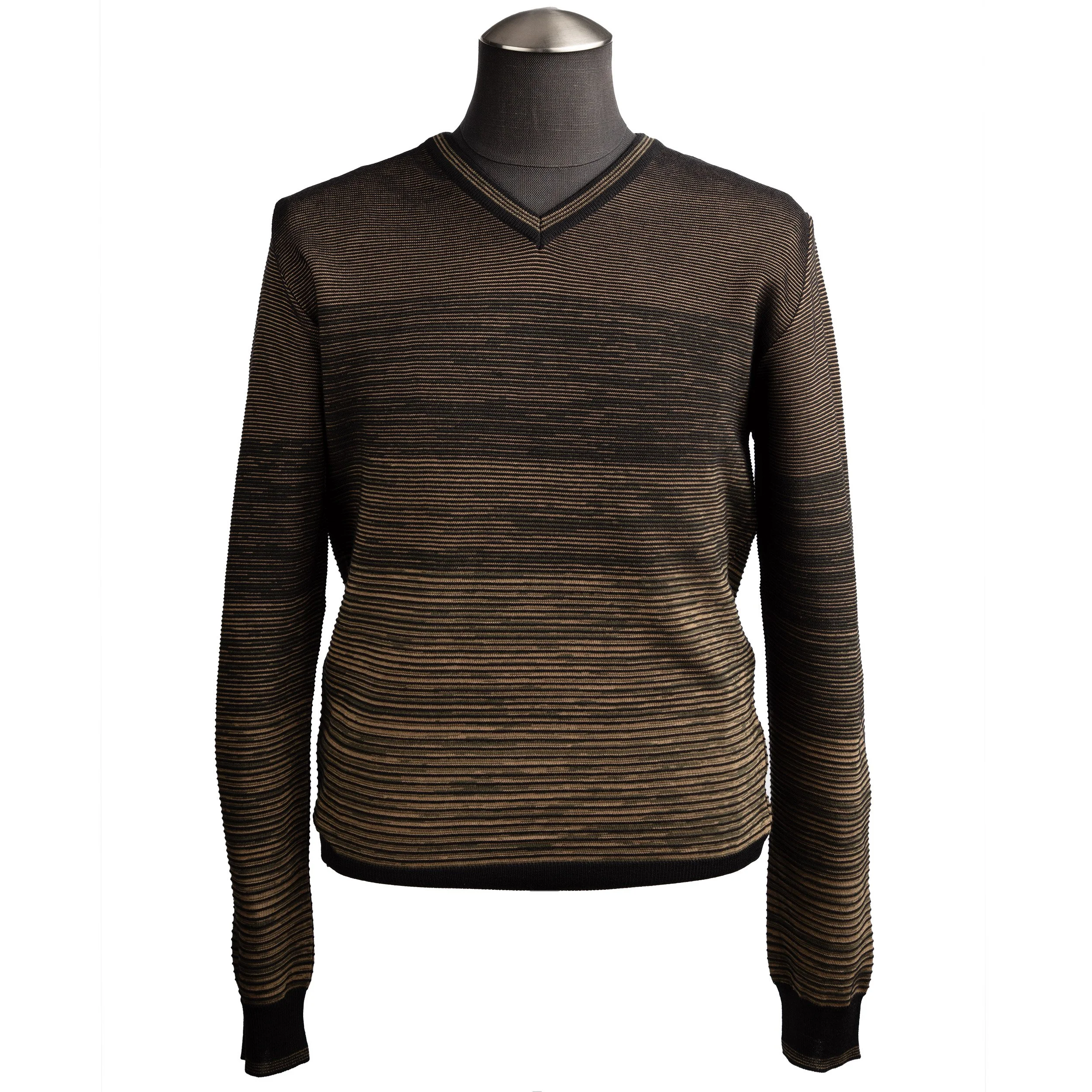 Montechiaro V-Neck Sweater in Brown and 