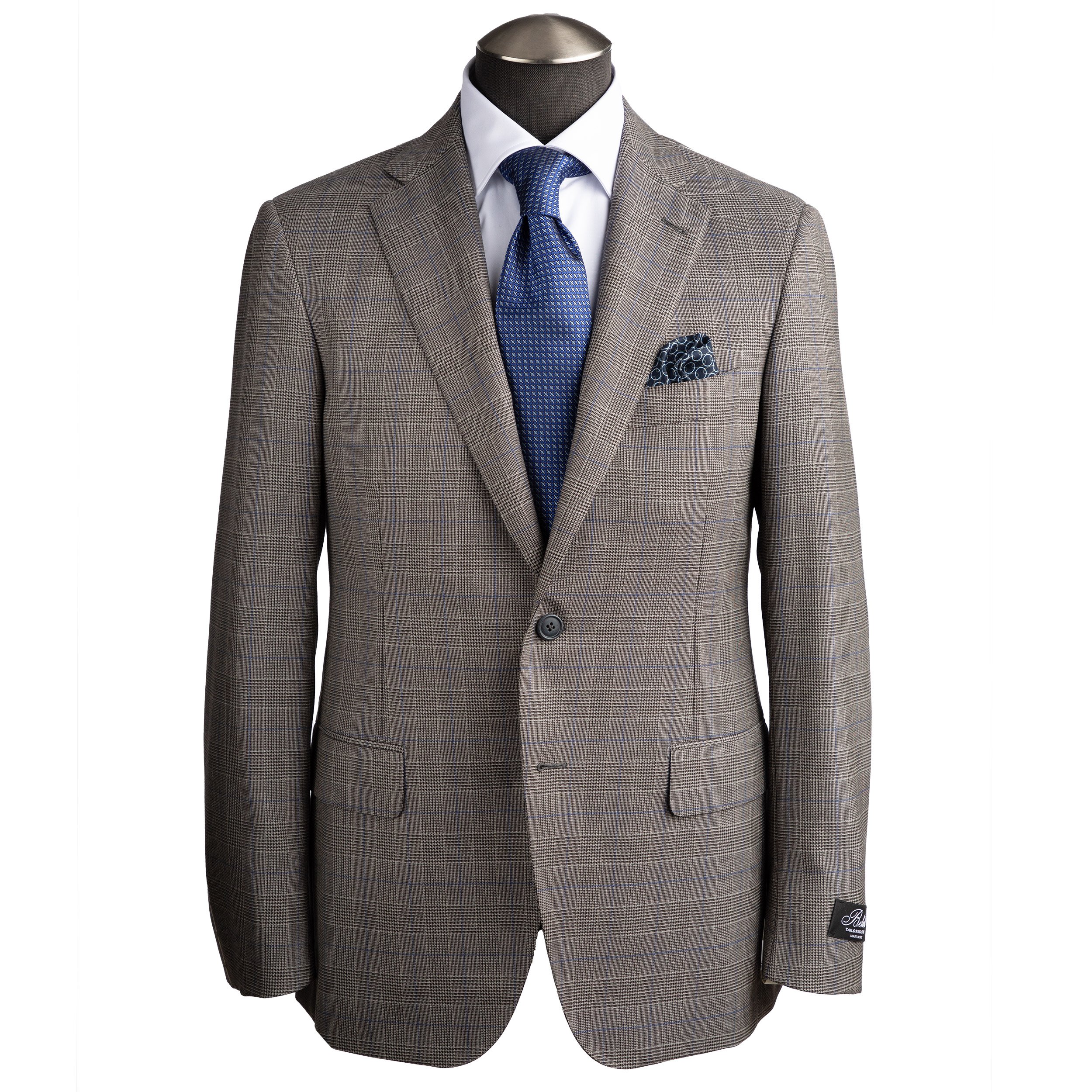 Belvest Super 130 Suit in Gray, Beige, and Blue Prince of Wales — Uomo San  Francisco | Luxury European Menswear