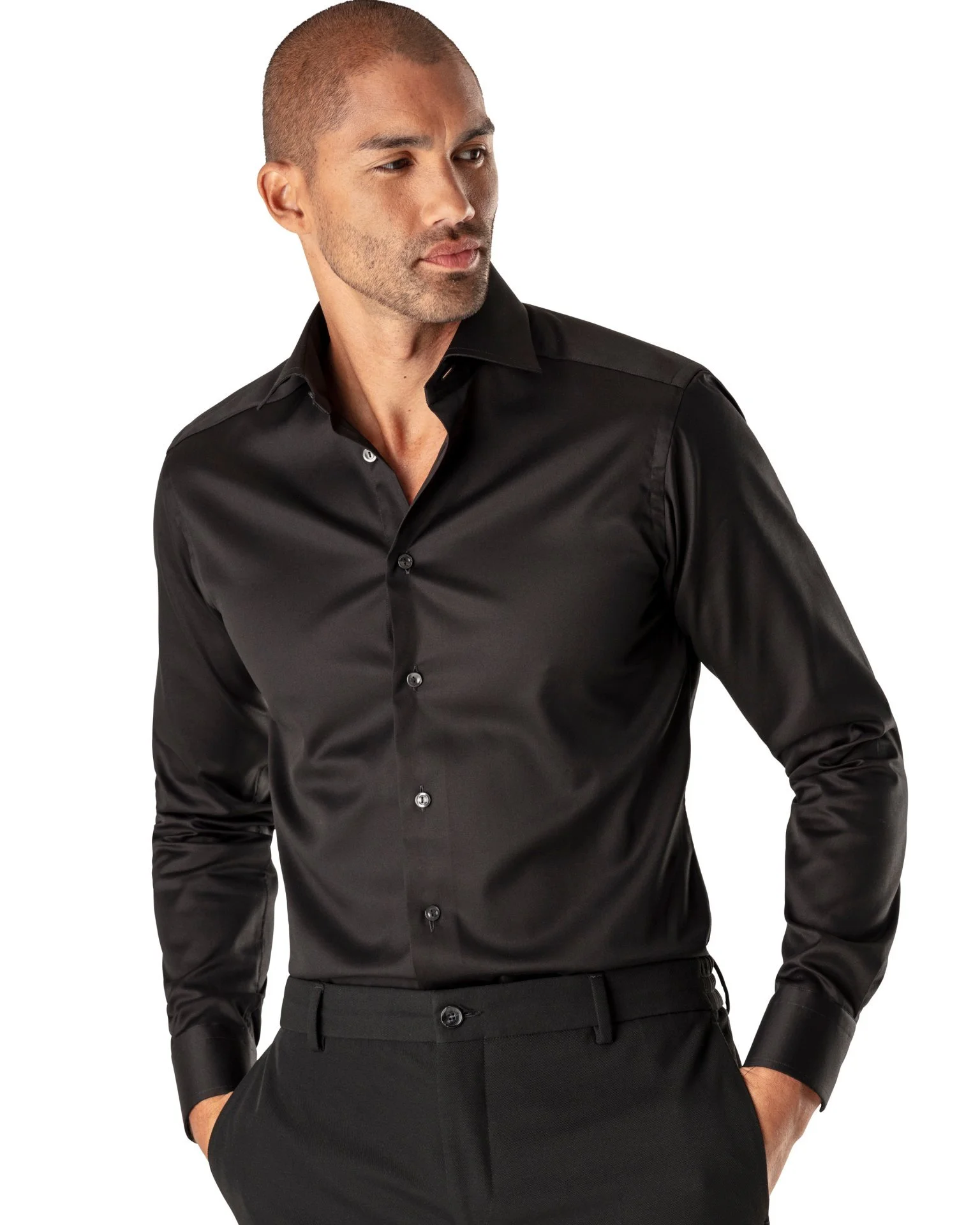 eton black shirt