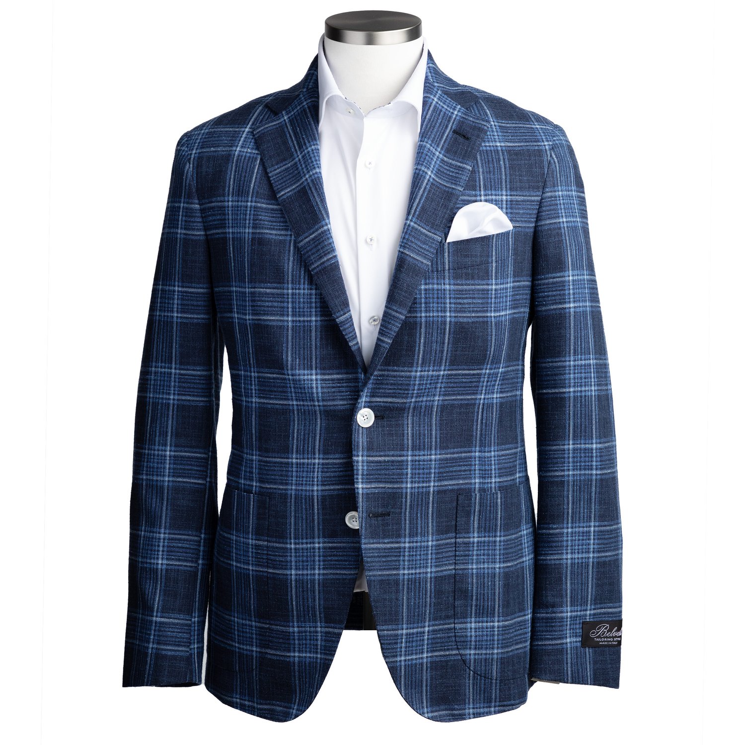 Sporty Tailored Blazer - Luxury Blue