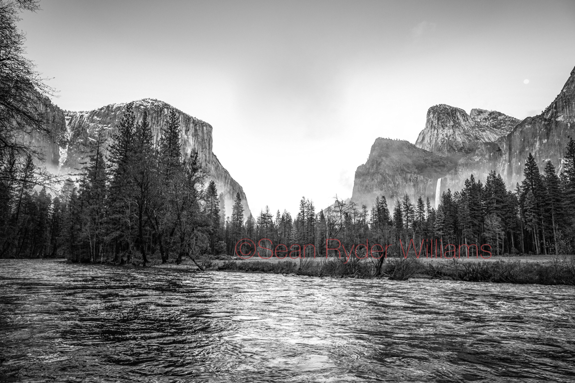 Sean Ryder Williams Yosemite Valley B & W