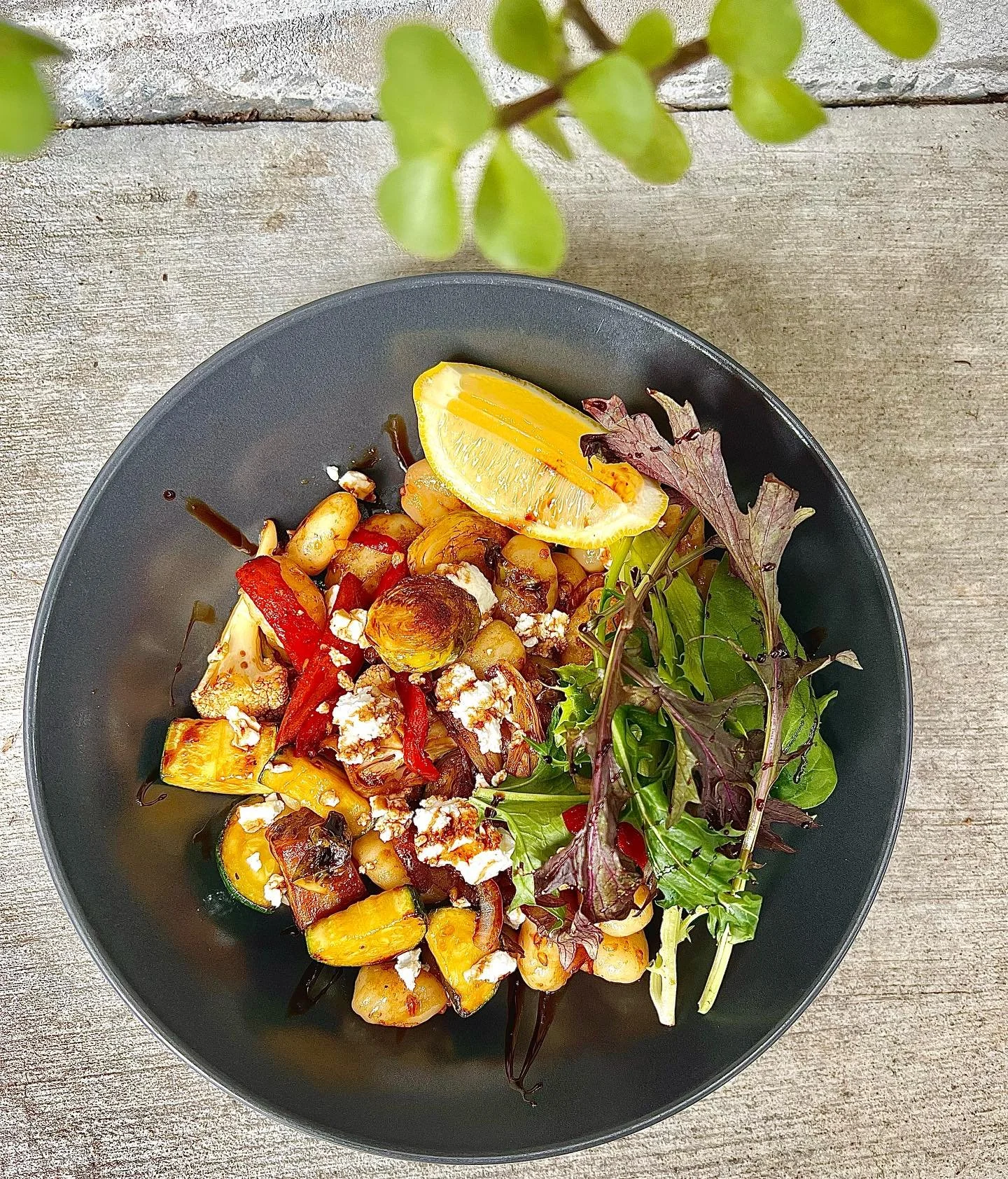✨New Special✨ Gnocchi Garden 
stir fry gnocchi with capsicum, Brussels sprouts, cauliflower, red onion, eggplant, zucchini served with balsamic vinegar, feta 
.
.
.
#thejampantry #brisbanefood #brisbanebreakfasts #brisbaneeats #brisbanefoodie #brisba