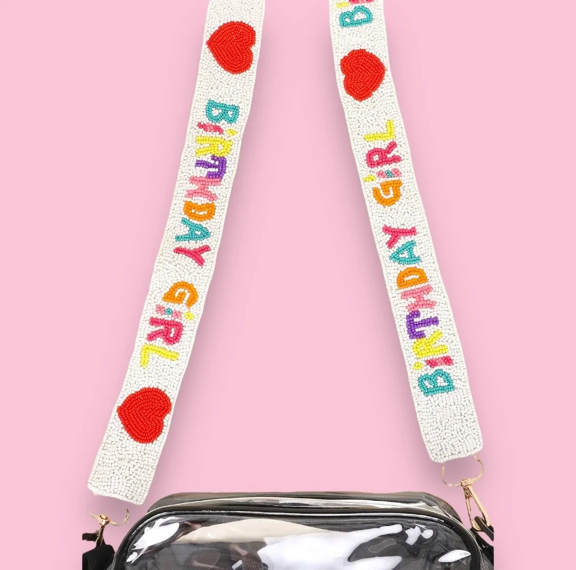 Birthday Girl Beaded Purse Strap
