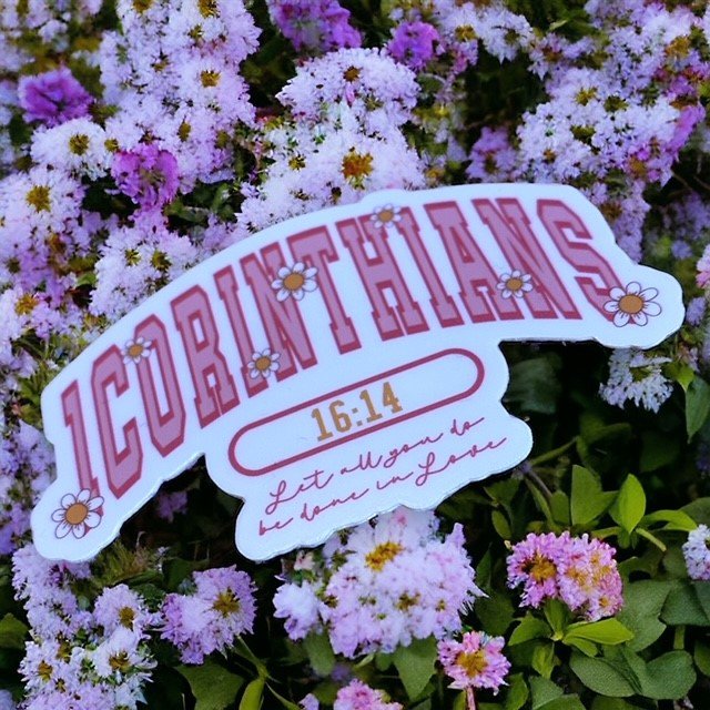 1 Corinthians 16:14 Sticker