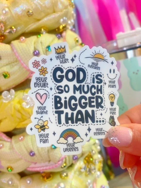 God is so Much Bigger Sticker