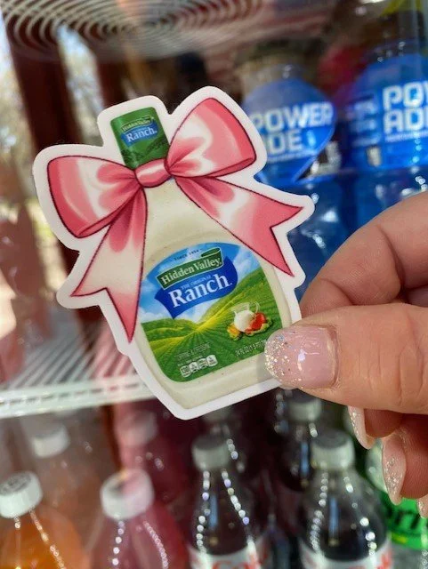 Coquette Ranch Bottle Sticker