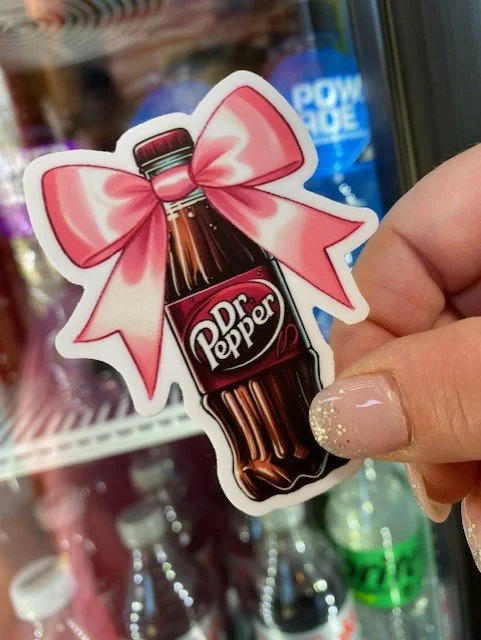 Coquette Dr Pepper Sticker