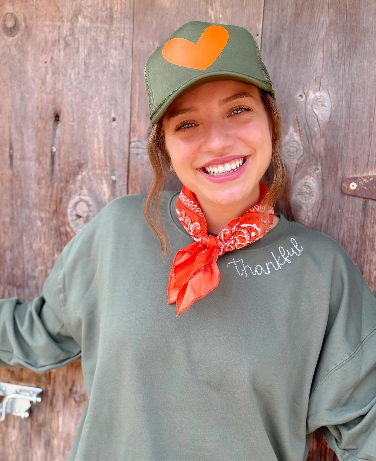 Thankful 🫶 These BYH exclusive sweatshirts and trucker hats turned out soooo cute! Y&rsquo;all grab yours today! #somebodyhastobethecutest #blessyourheart #thankful
