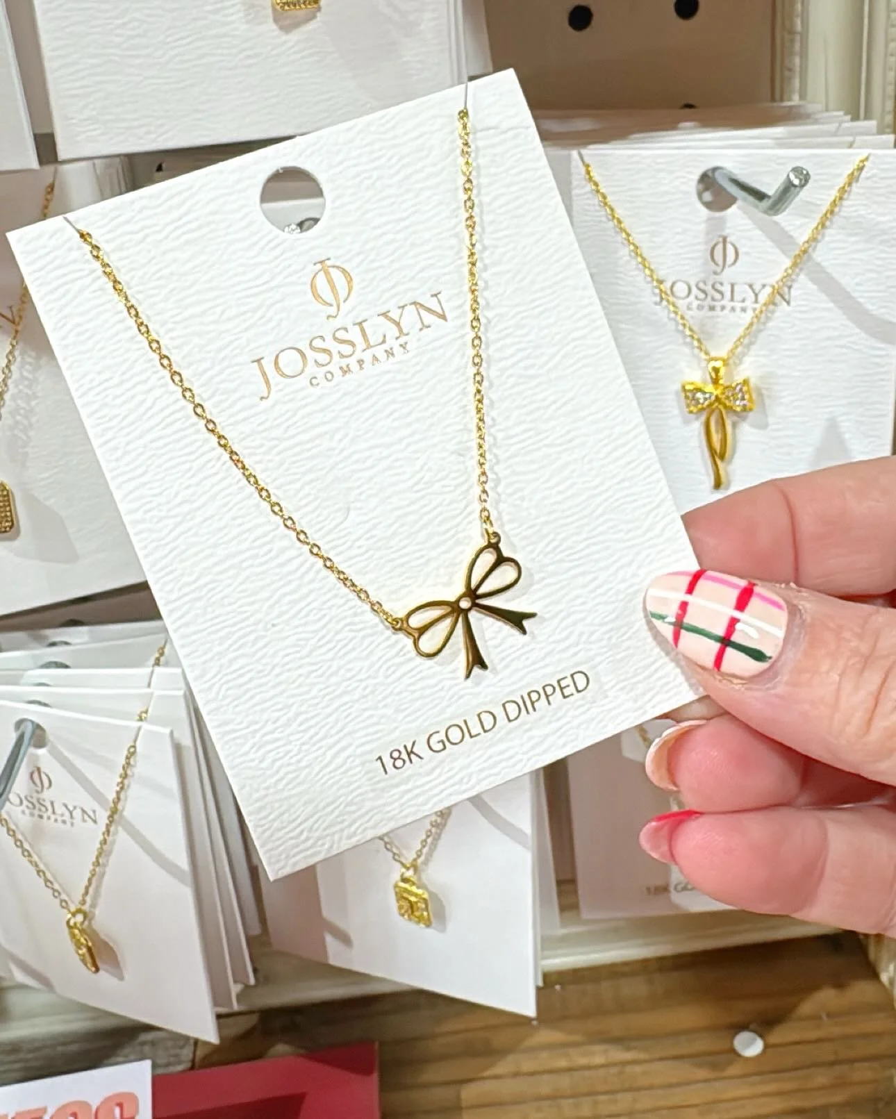 Accessories complete the gift and perfectly fit in a stocking! Stop by today for some of the cutest options! #stockingstuffers #blessyourheart #somebodyhastobethecutest