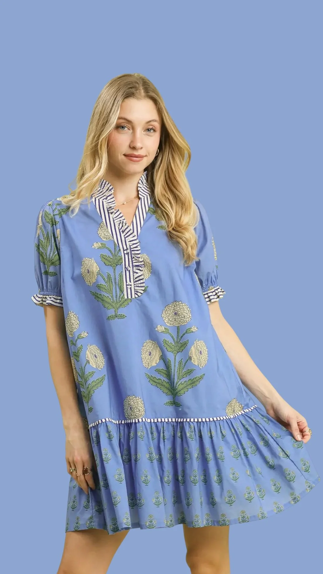 Averie Periwinkle Dress
