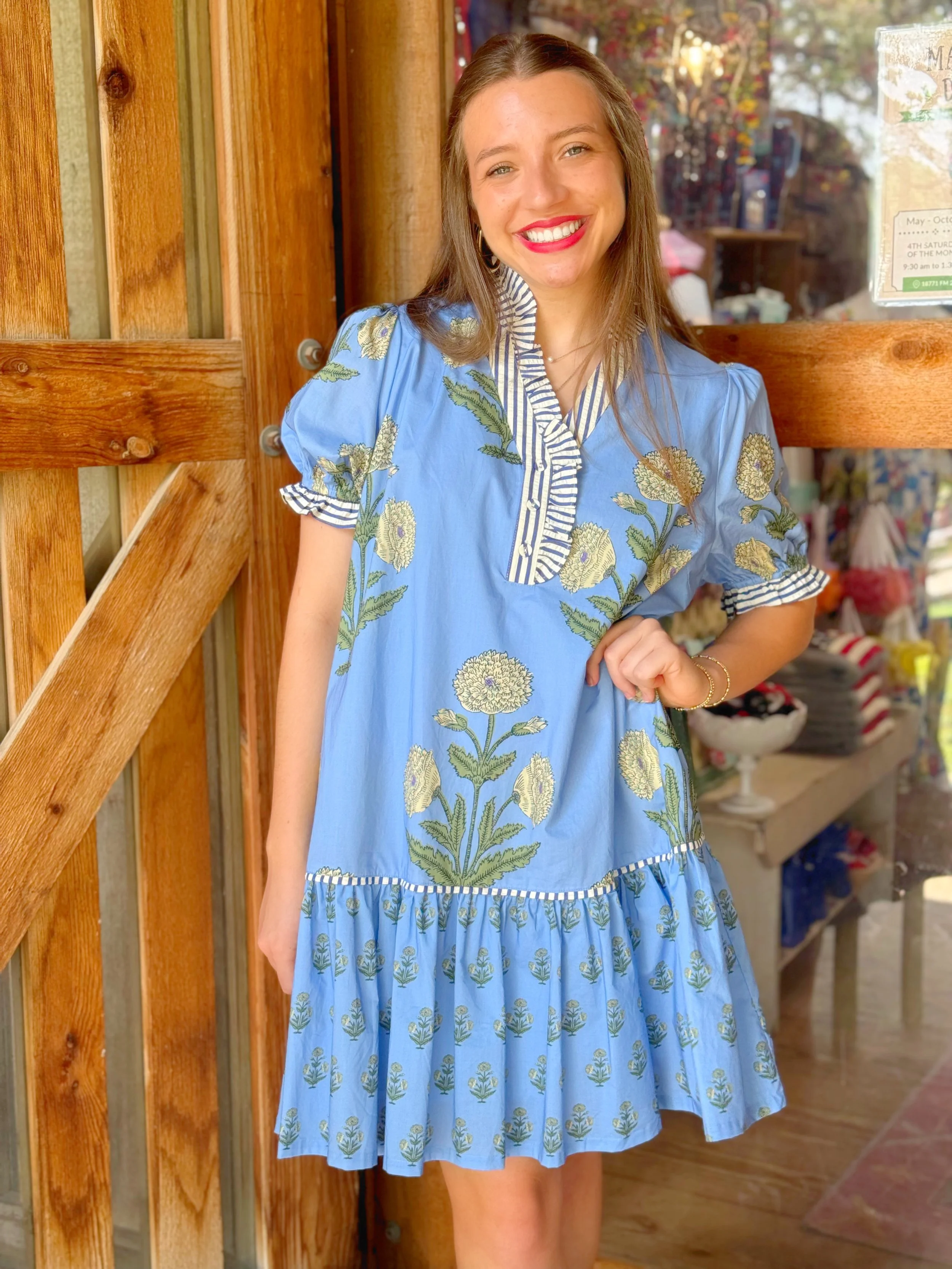 Averie Periwinkle Dress