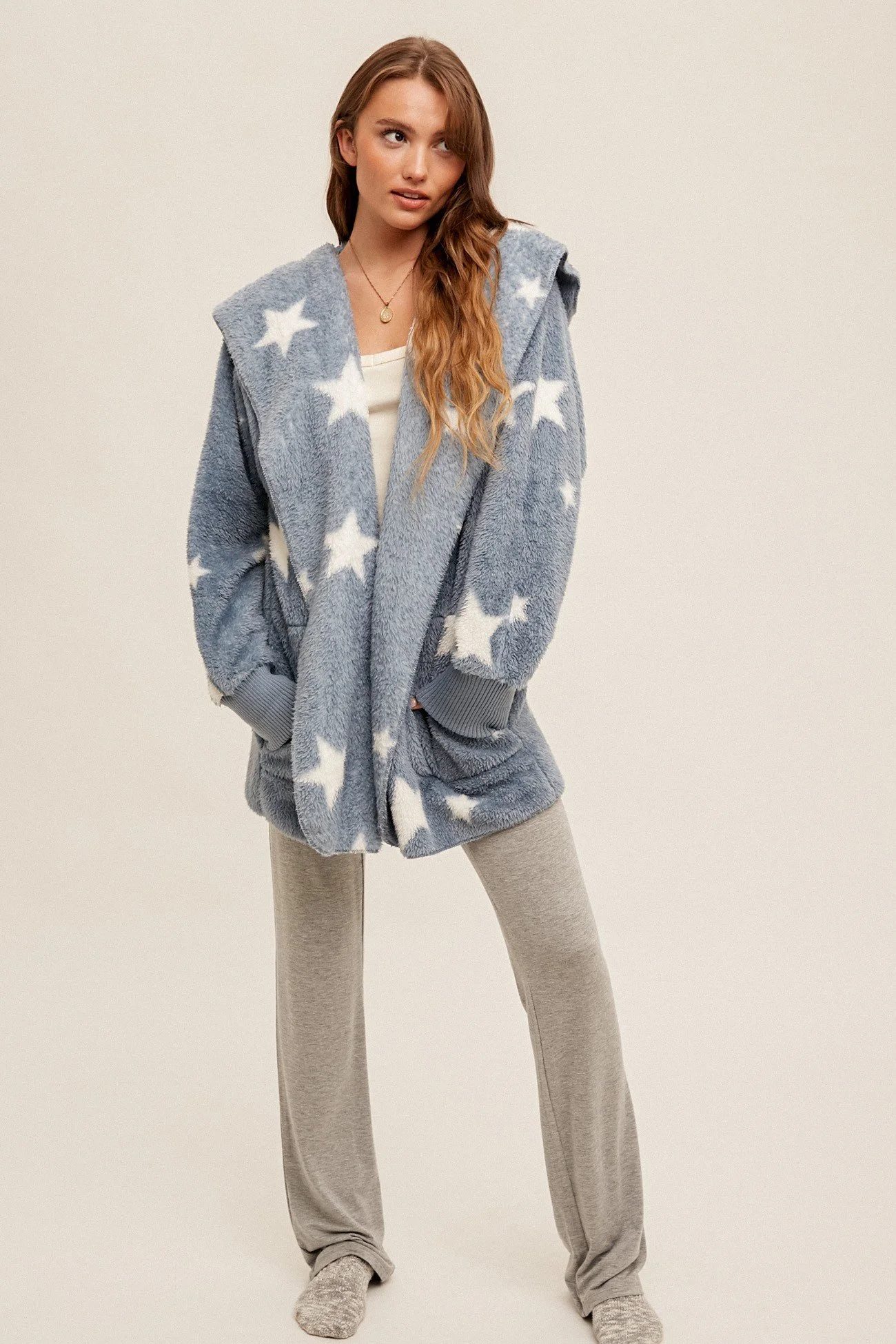 Olivia Cozy Jacket Blue Star