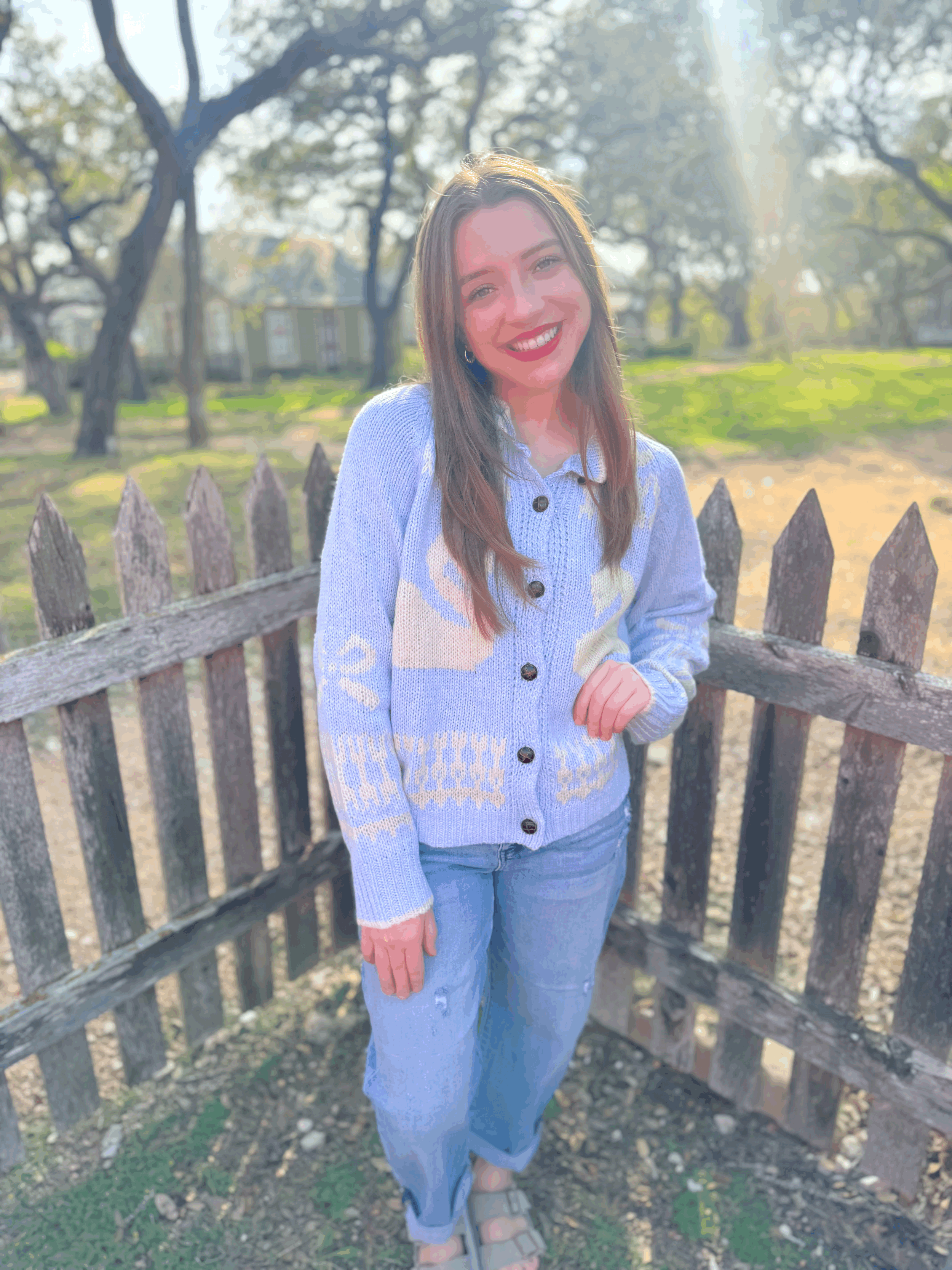 Swan Sweater Cardigan