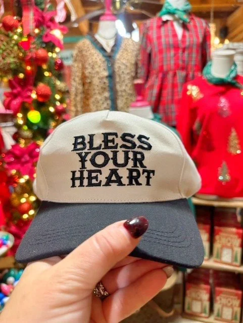 Bless Your Heart Hat in Black