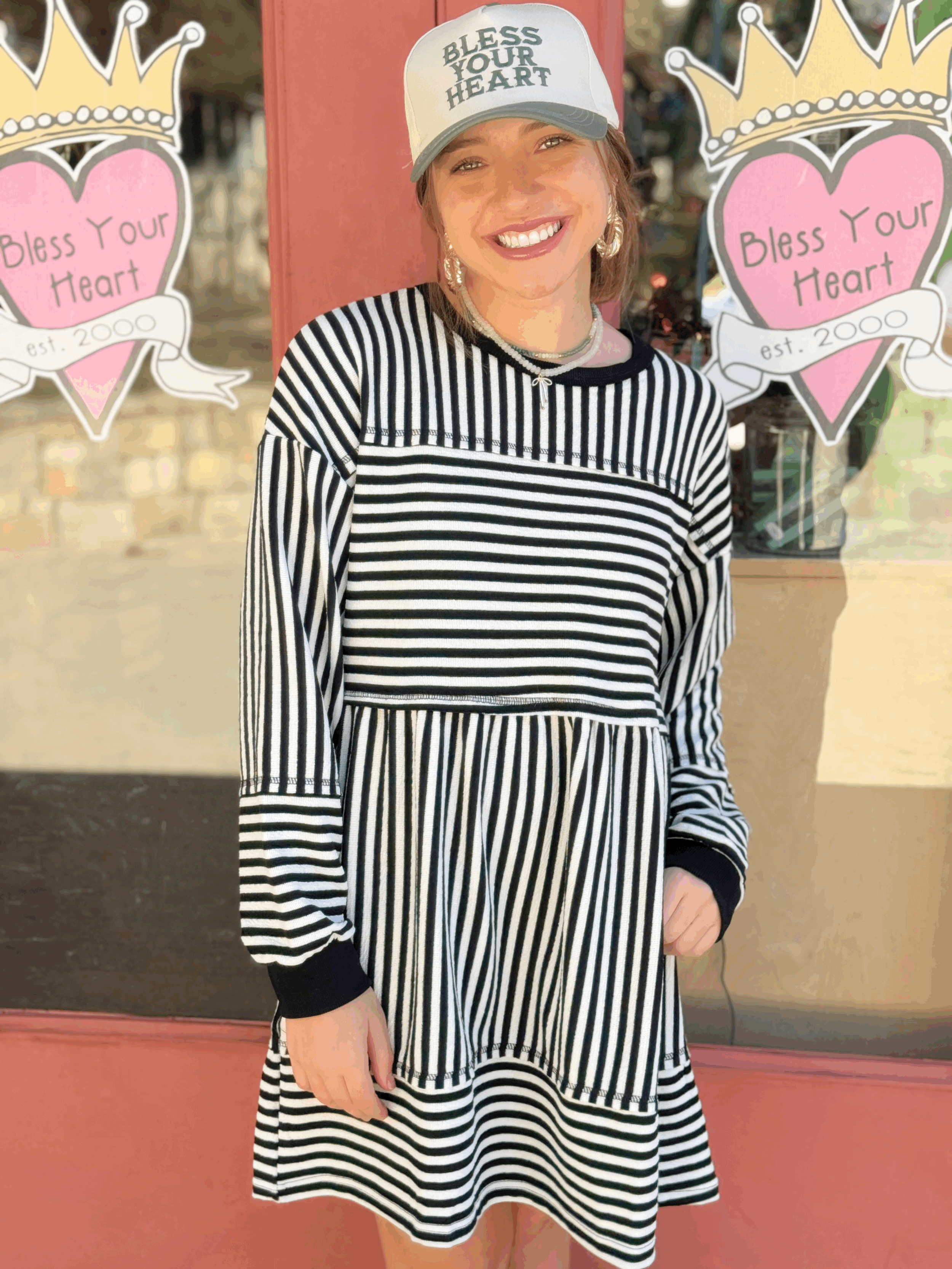 Brett Stripe Dress