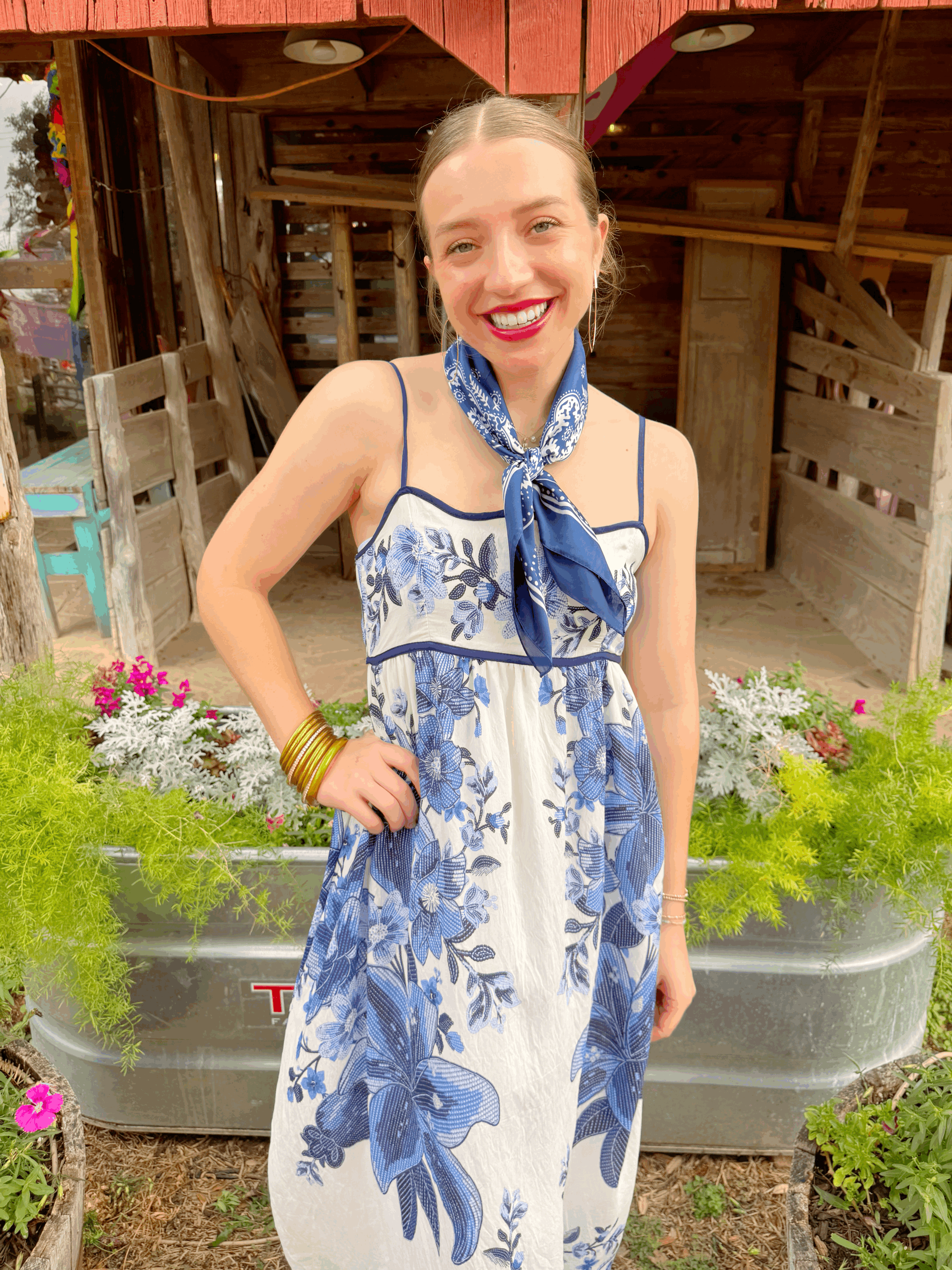 Positano Floral Sundress