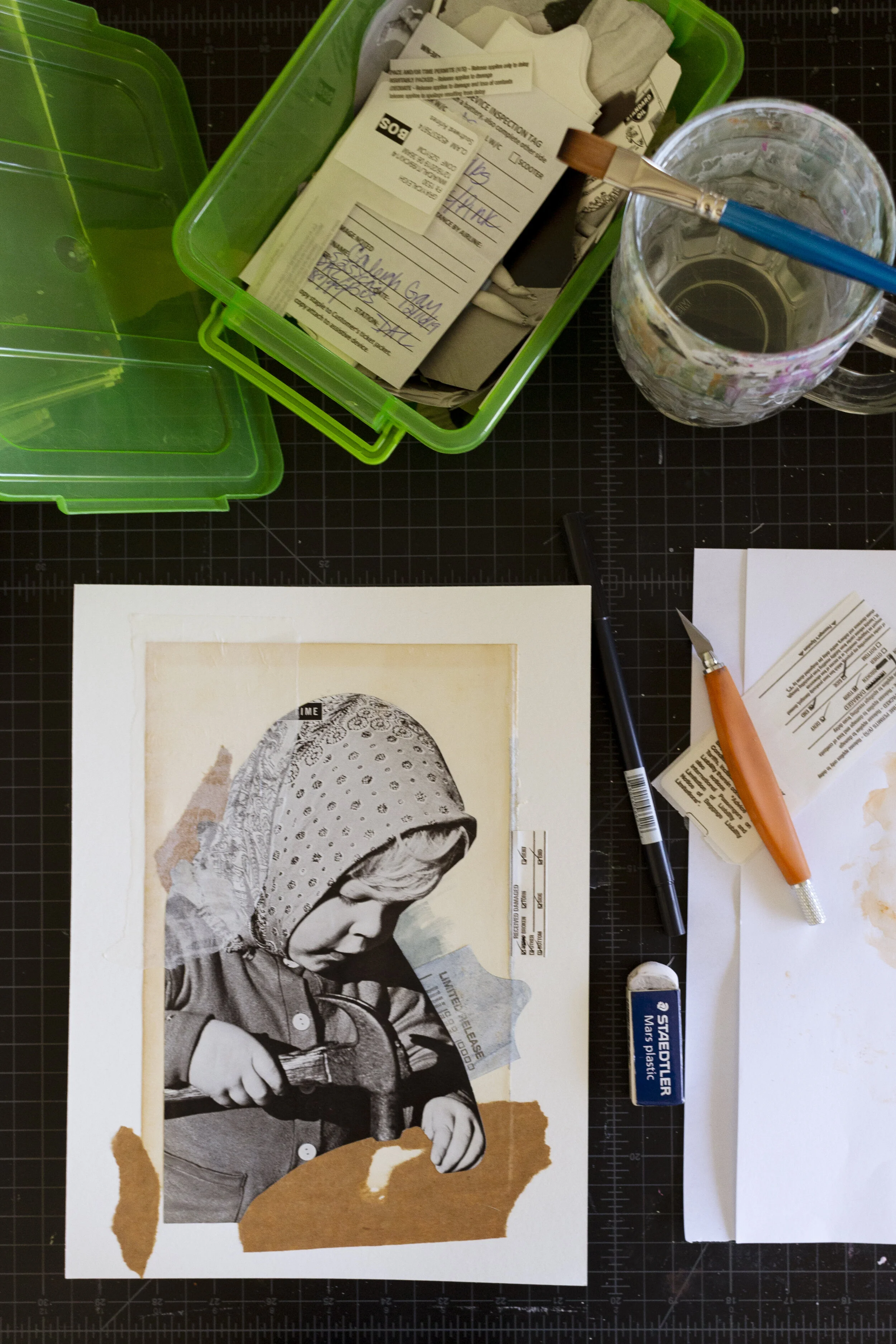 Marie - Contemporary Collage