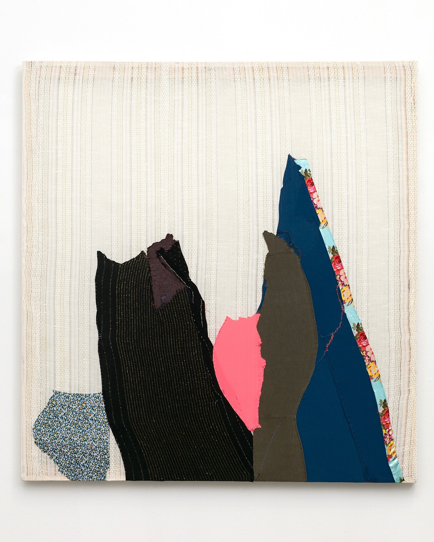 This work came from sitting with the ache of release and how letting go can be both devastating and necessary. I stitched it from my old clothing and clothing from people I&rsquo;ve loved and lost. I&rsquo;ve been thinking a lot about our collective 