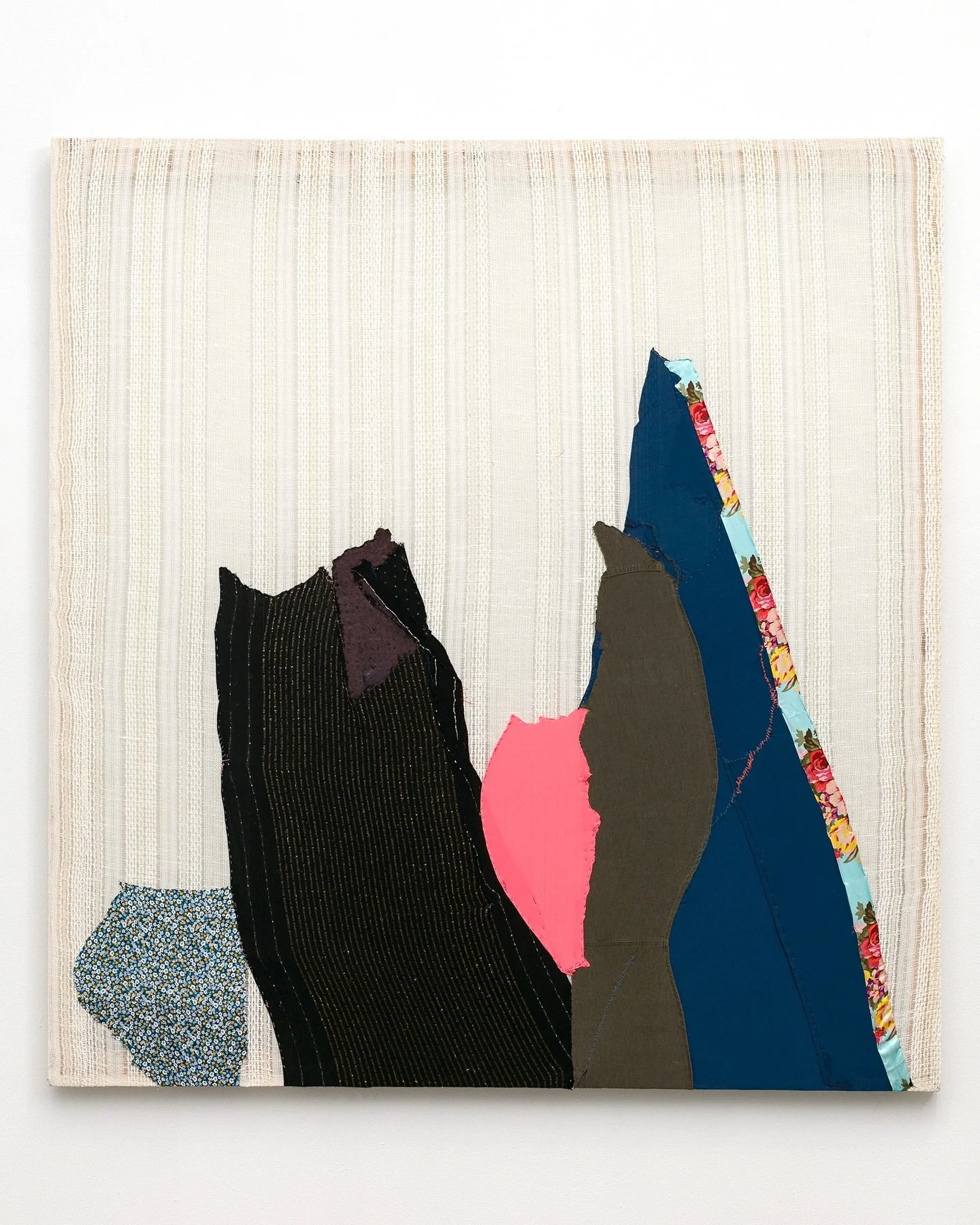 This work came from sitting with the ache of release and how letting go can be both devastating and necessary. I stitched it from my old clothing and clothing from people I&rsquo;ve loved and lost. I&rsquo;ve been thinking a lot about our collective 