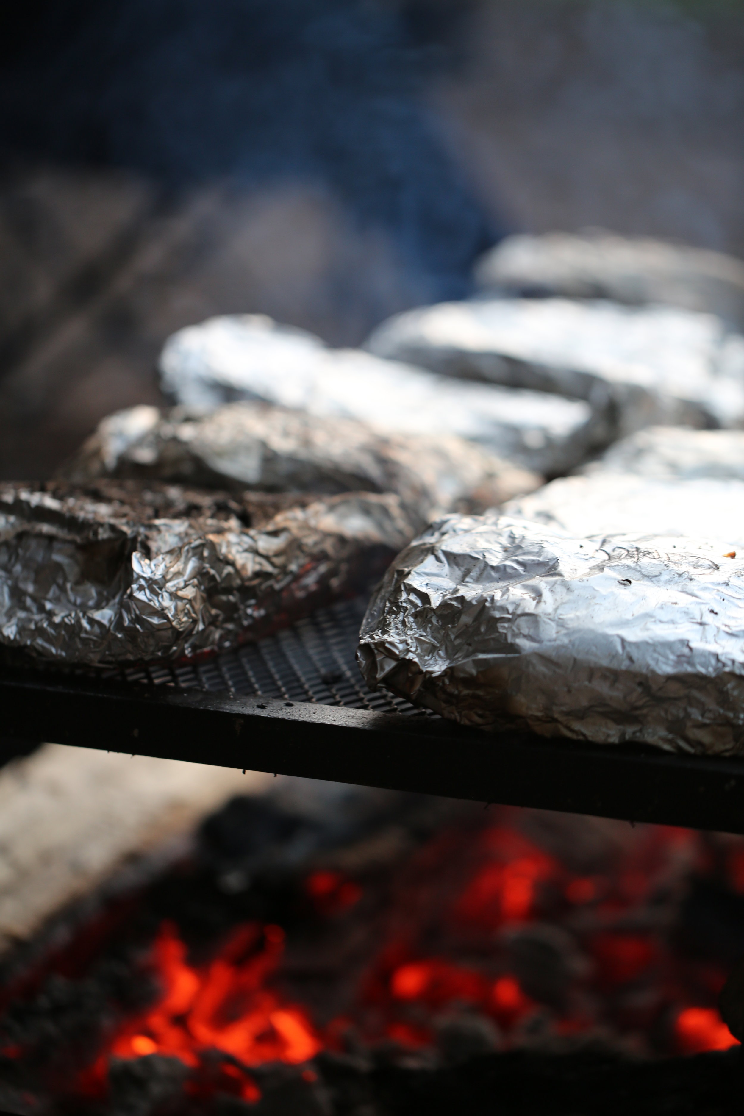 unlike flames from a fire, hot coals create intense, &nbsp;even heat