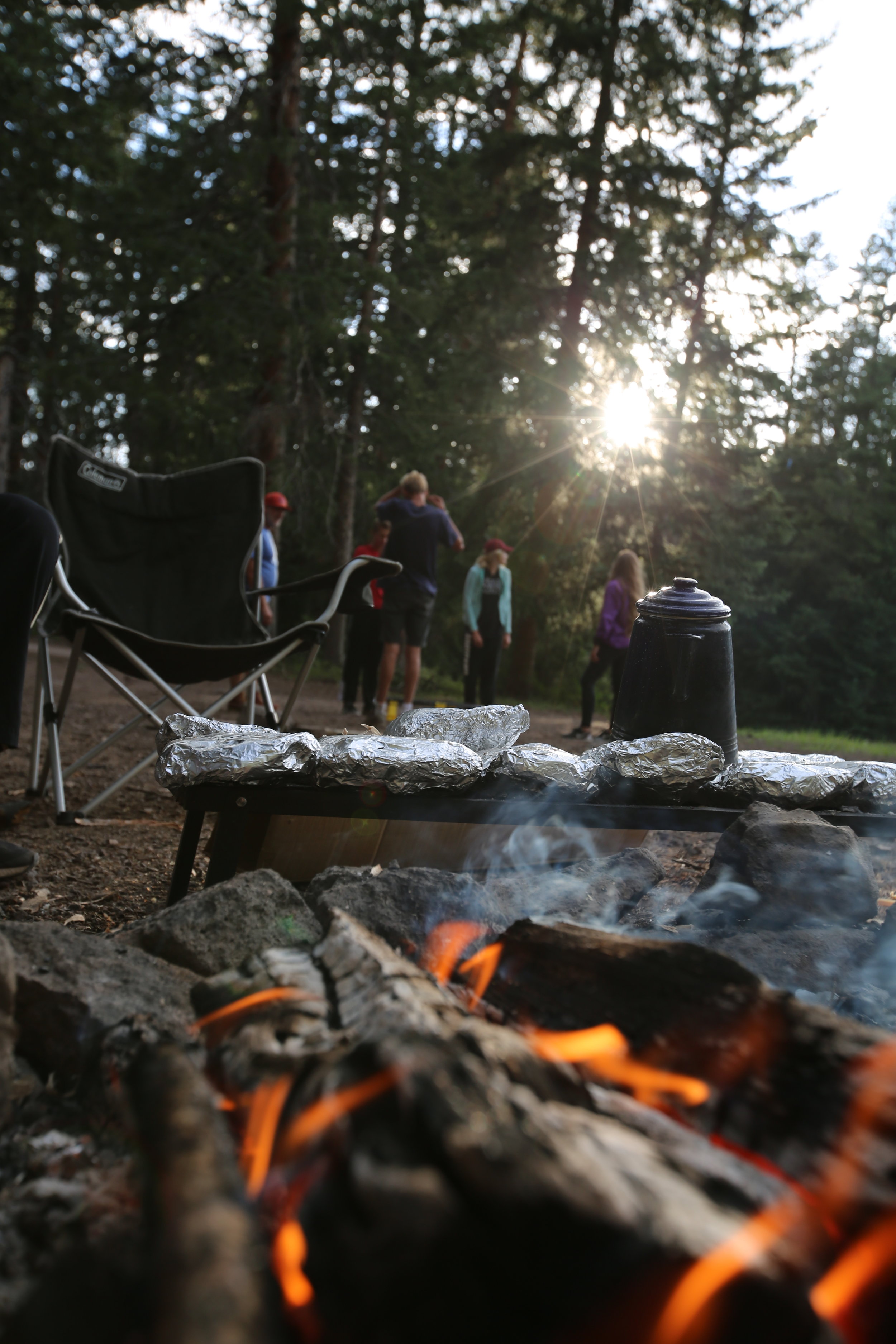 Sometimes it takes patience to wait for the fire to die down and coals to appear 