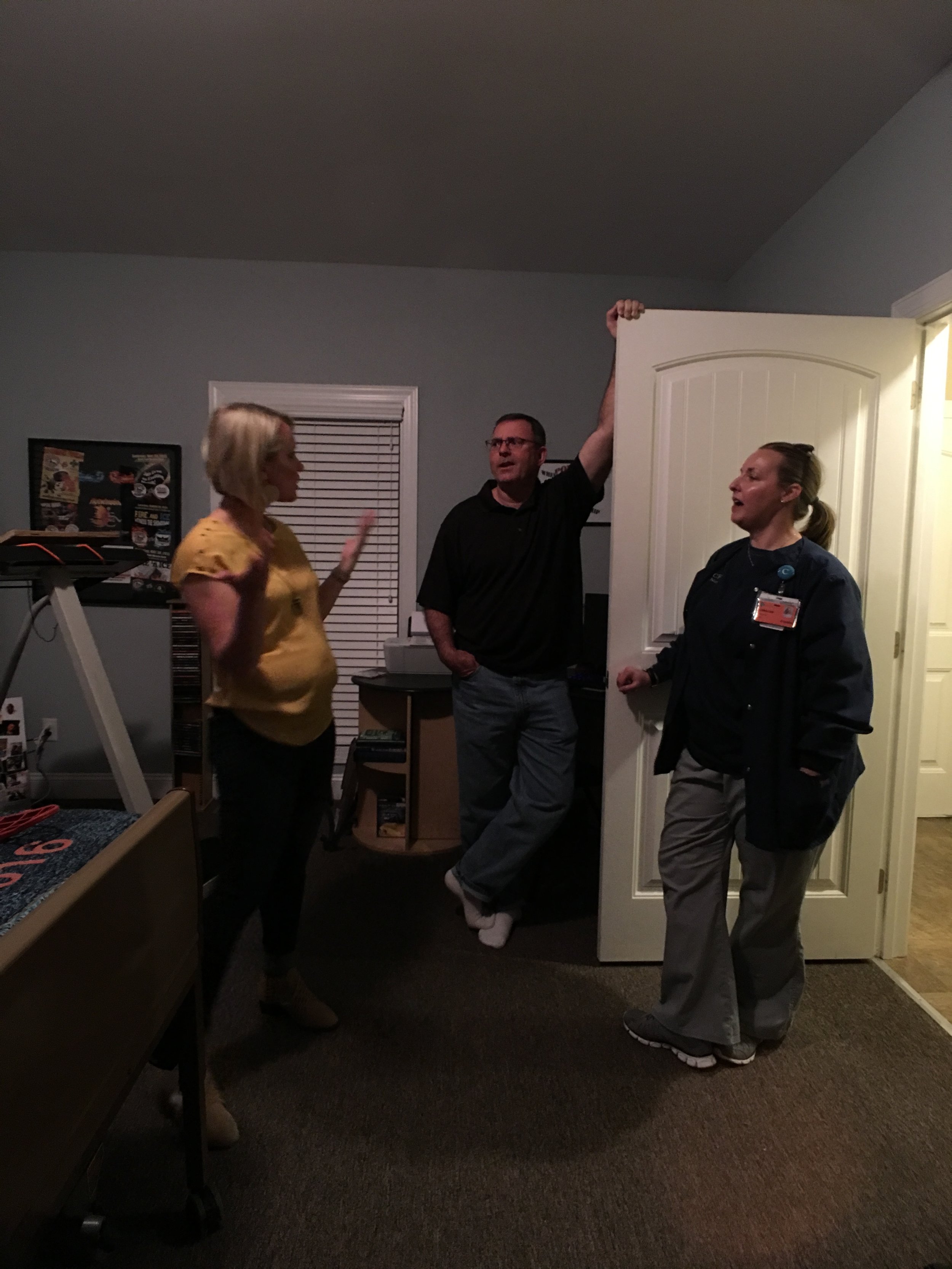 We were honored to visit their son's room, which for the most part remained untouched. This family was such an insipration to us and we loved every minute we had with them.