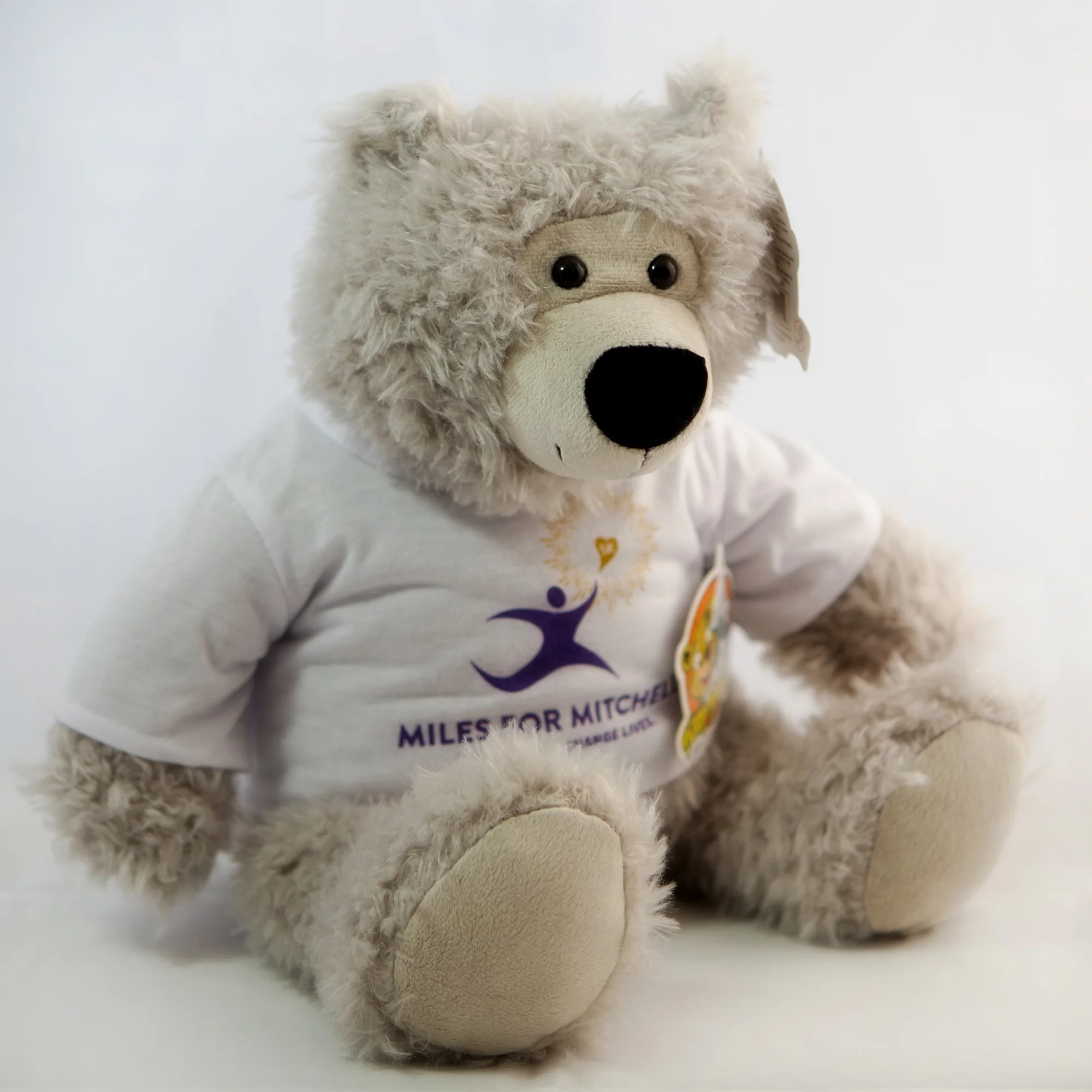 Miles for Mitchell Teddy-Bear (Grey)