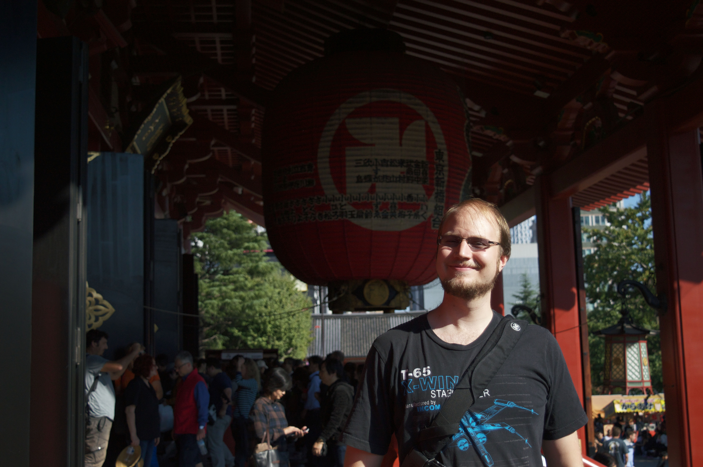 Peter at the entrance of the main temple.