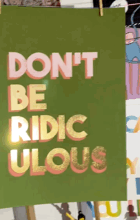 Don't Be Ridiculous Limited Edition Foil Print — Rosie Johnson Illustrates