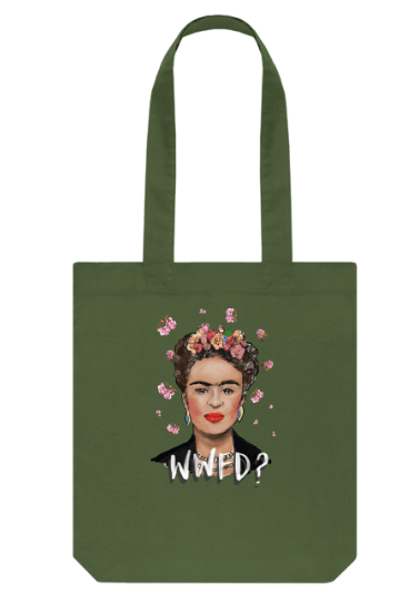 Frida Kahlo organic tote