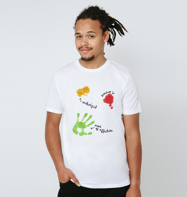 £19 Organic parenting stains tee