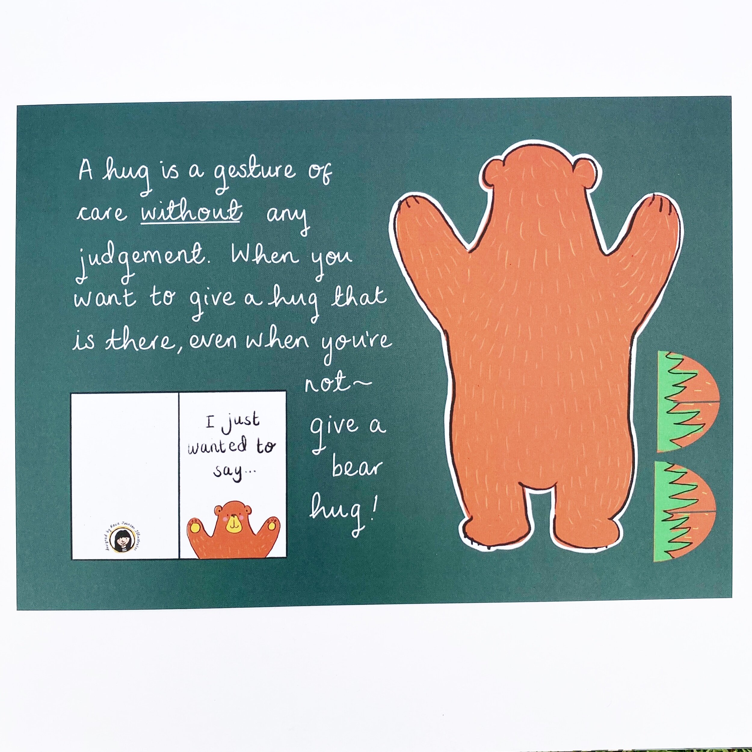 Hug par post-Bear Hug-carte postale-Stay Safe rester bien 