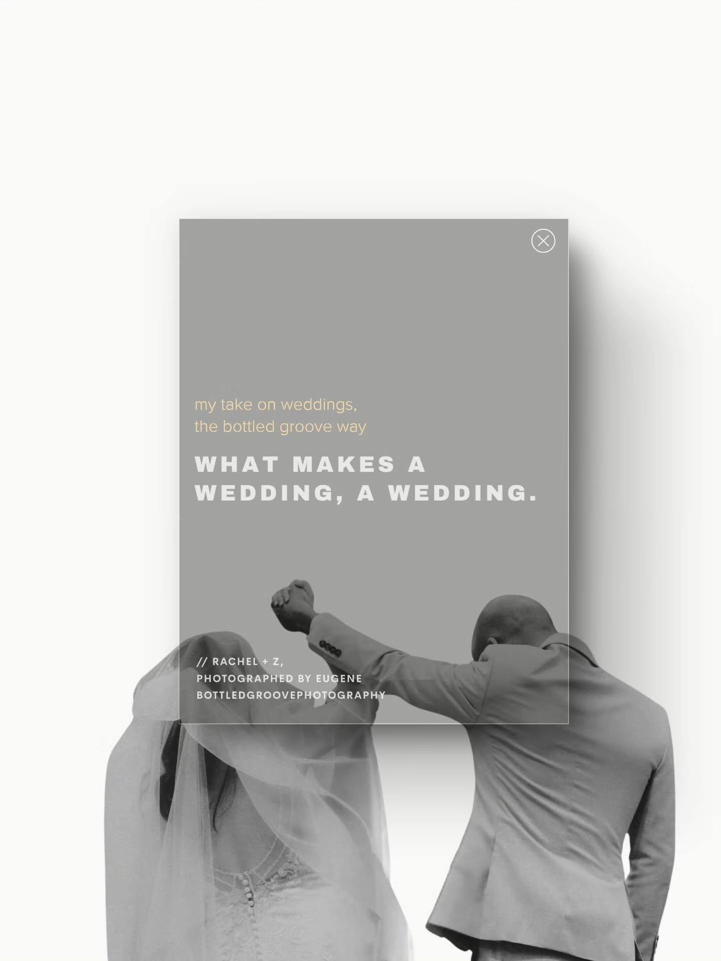 It was a great start to 2026, beginning with Rachel + Z. This year, as you probably can tell by now,  I wanted to share more about my approach for photographing weddings (albeit in a traditional way or writing rather than reels). It feels like in an 