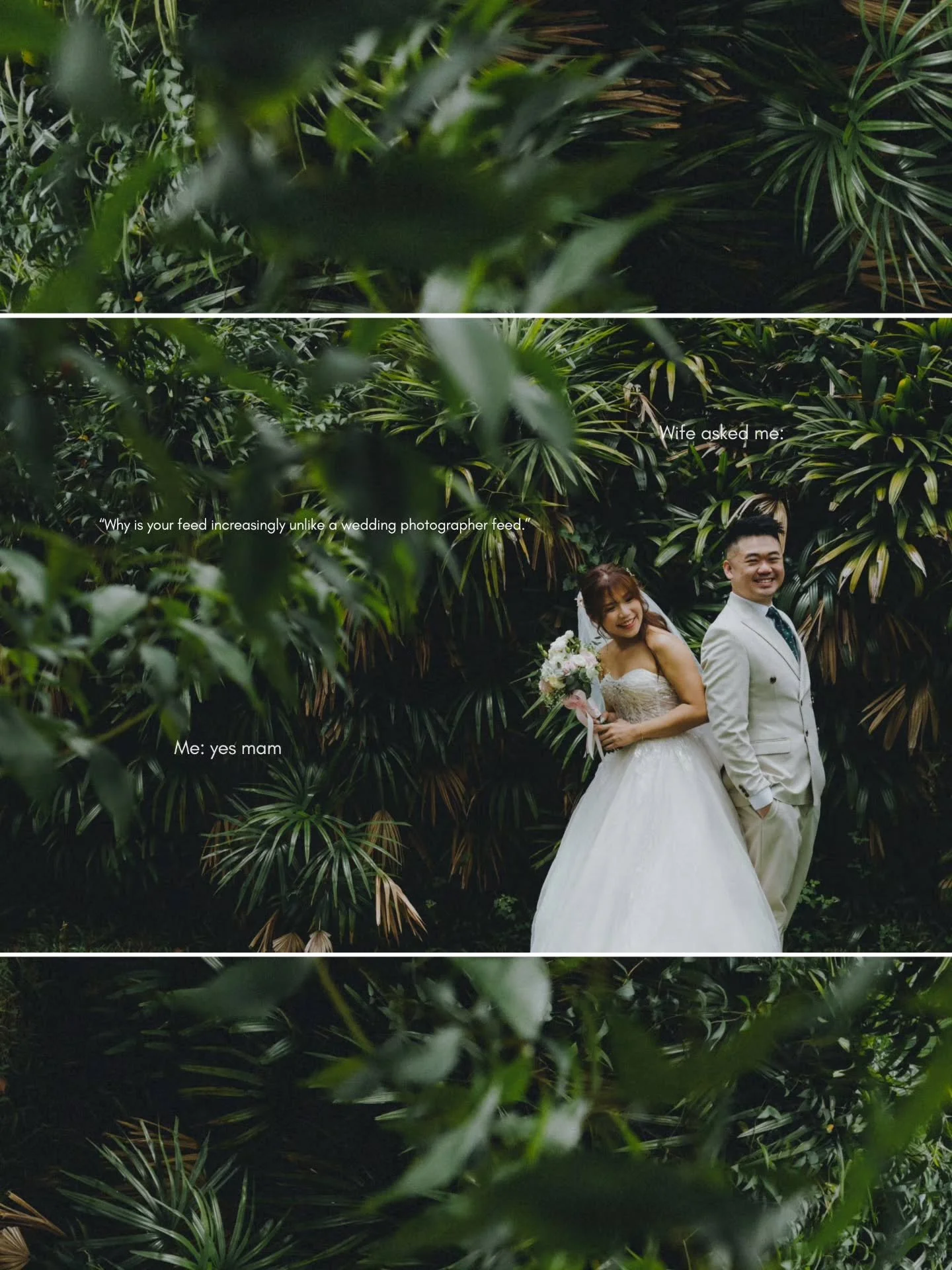 What boss wants, boss gets. Kelvin and I will know 🤣

Here's transporting us back to end Feb when I got to see familiar faces, make new friends as well as work with frienddor @ordinaryus.co Pei Ye woohooooo.

And yes this is a wedding photography ac