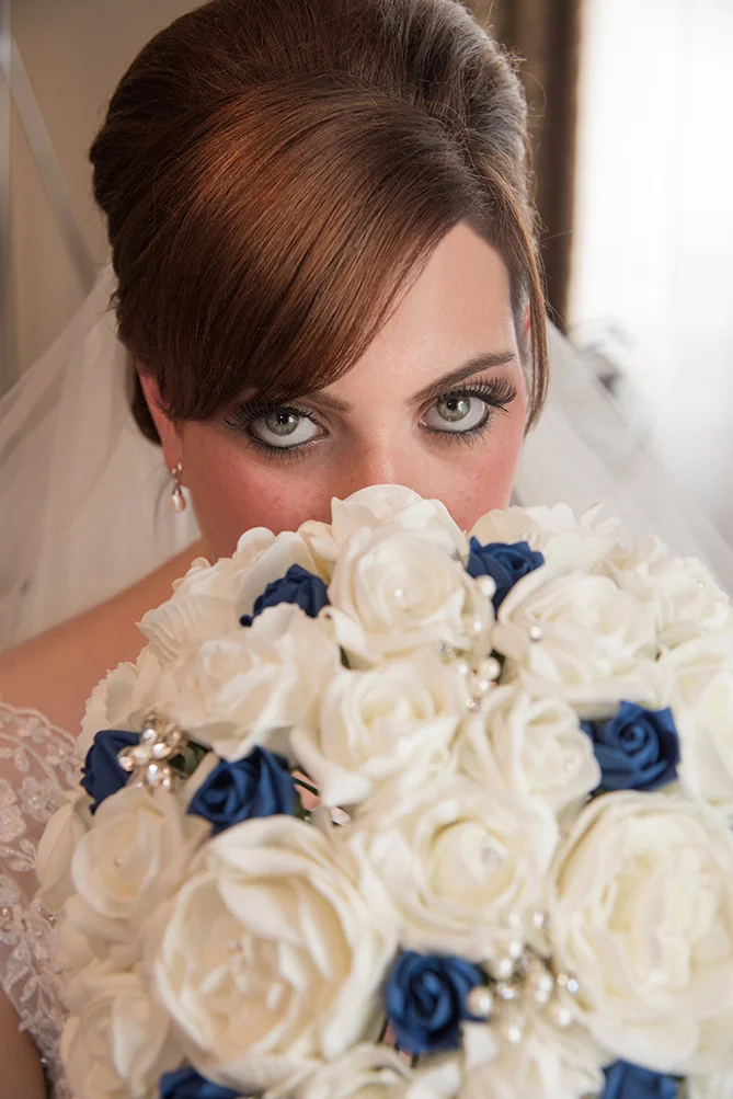 Bride and bouquet Brandon Hall Coventry