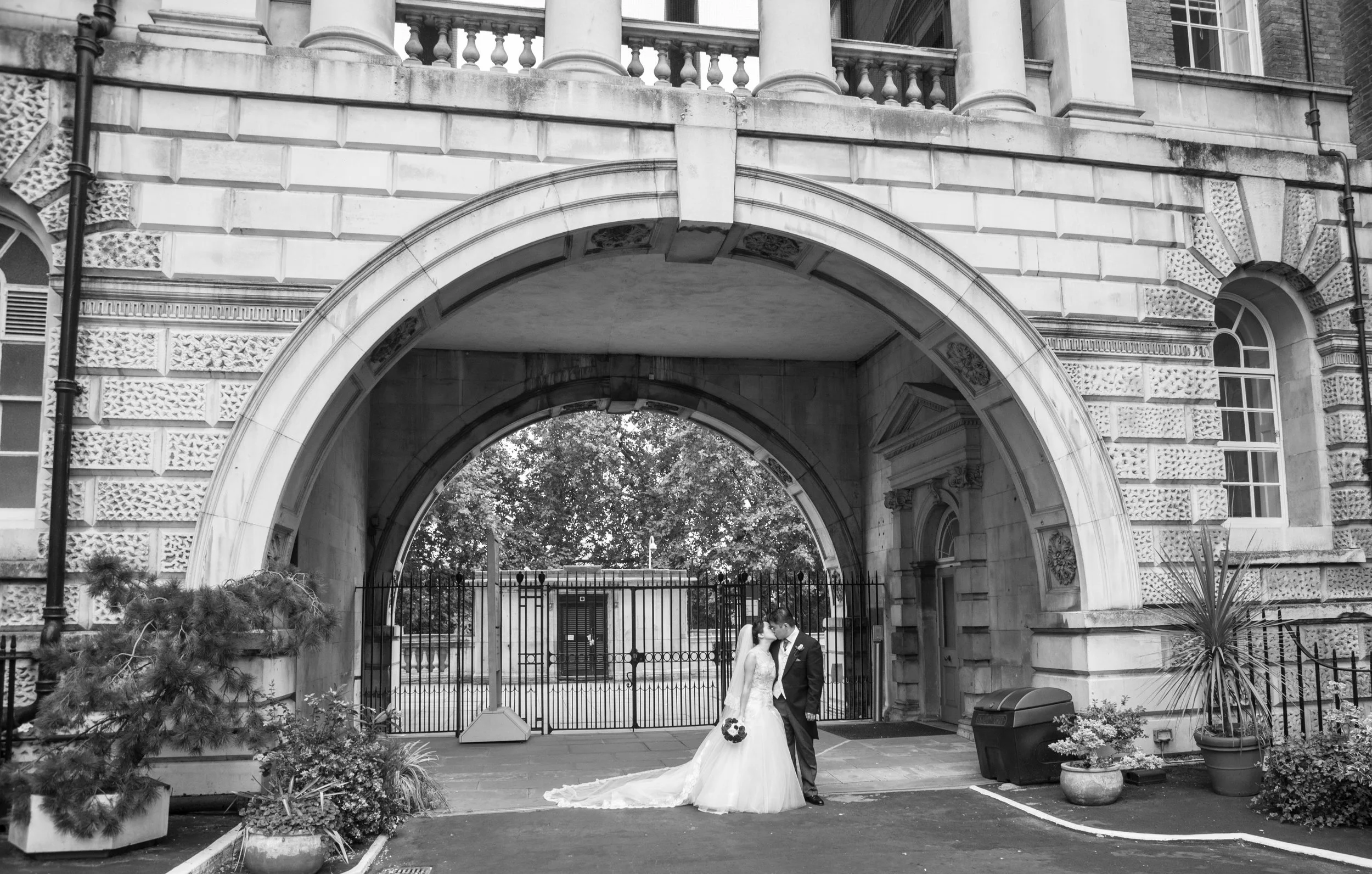 Wedding photography at Kings College London