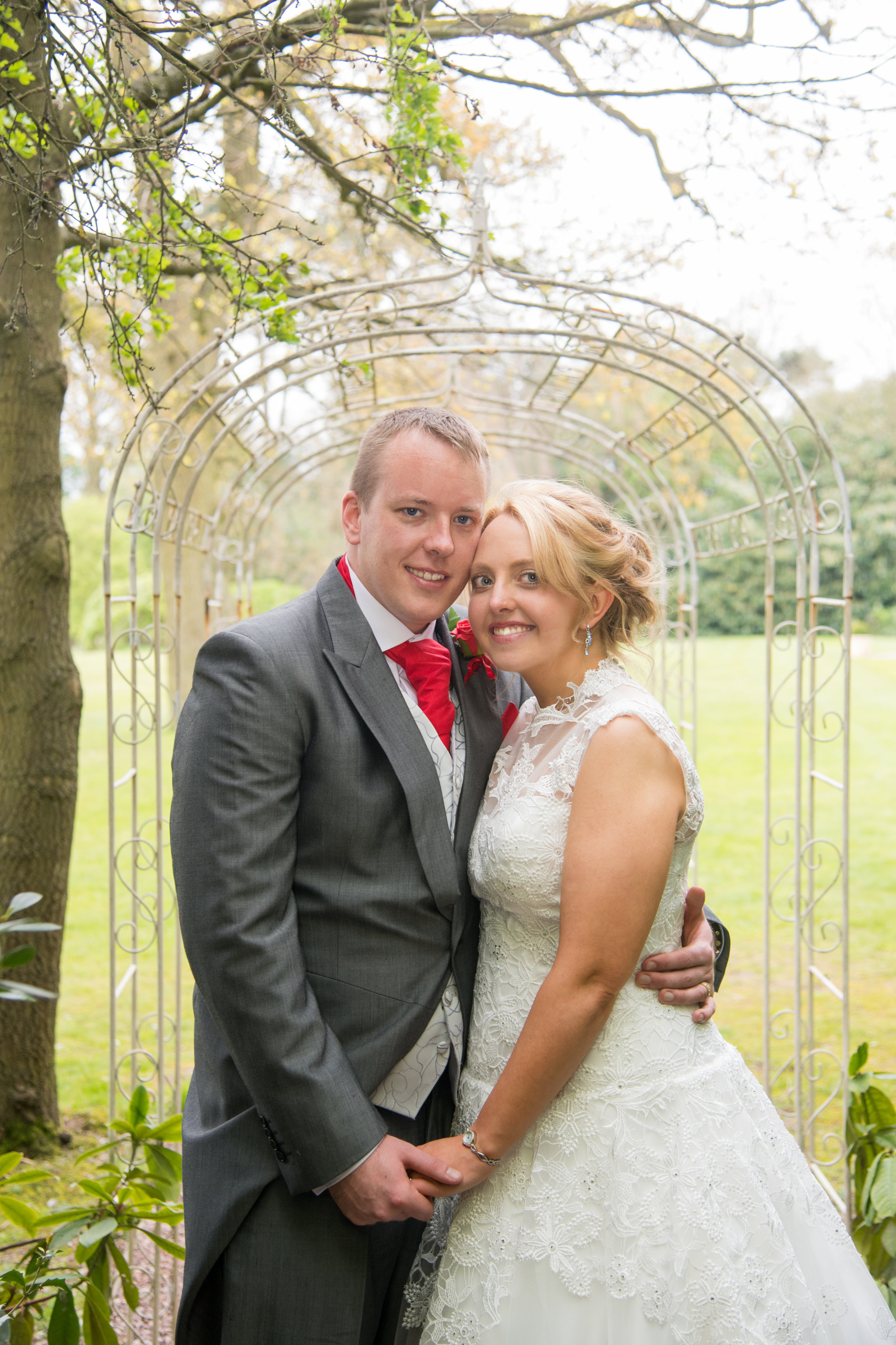 Couple photos at Pendrell Hall Staffordshire by Clickspeed Wedding Photography