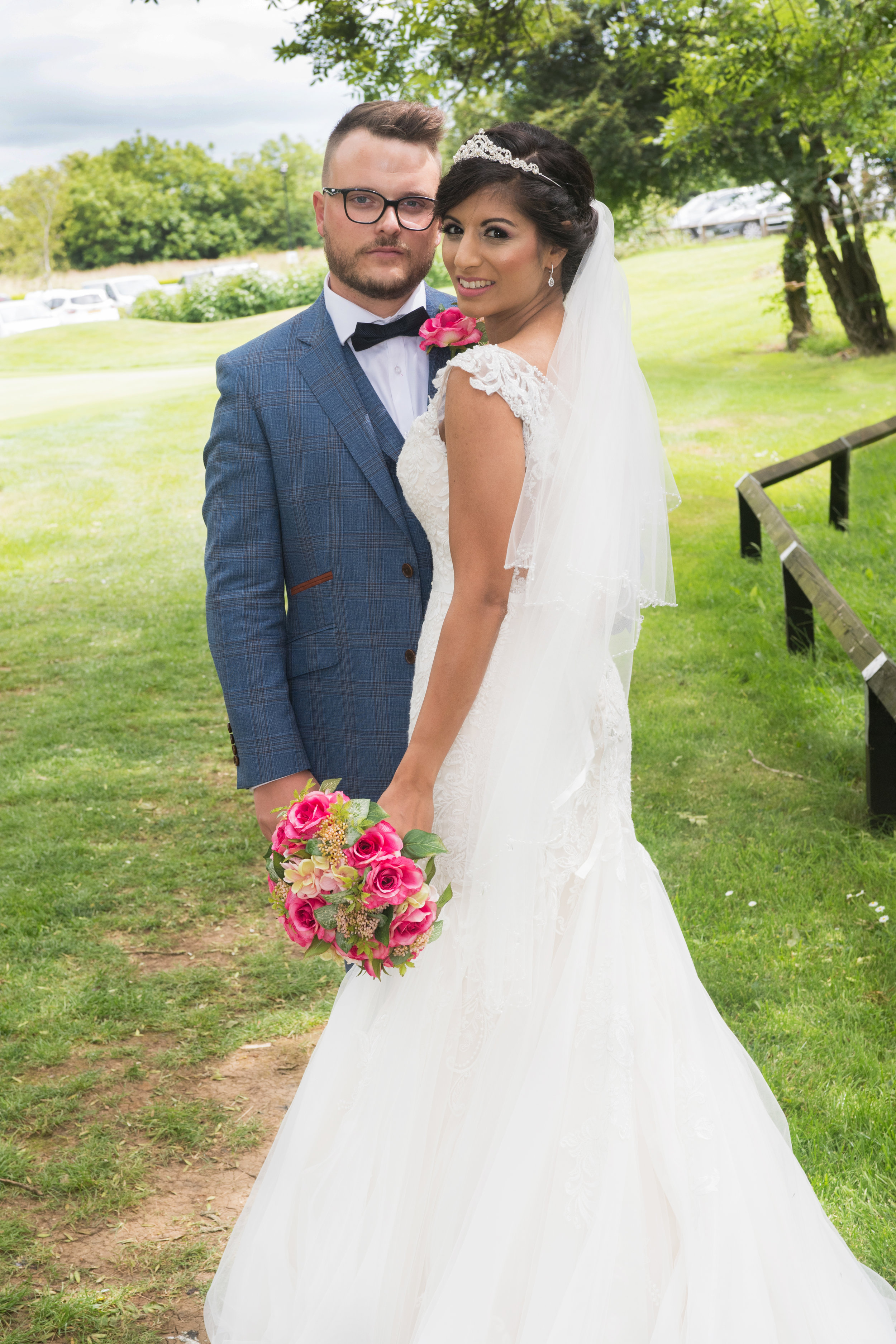 Bride and Groom photo session Staverton Park Daventry