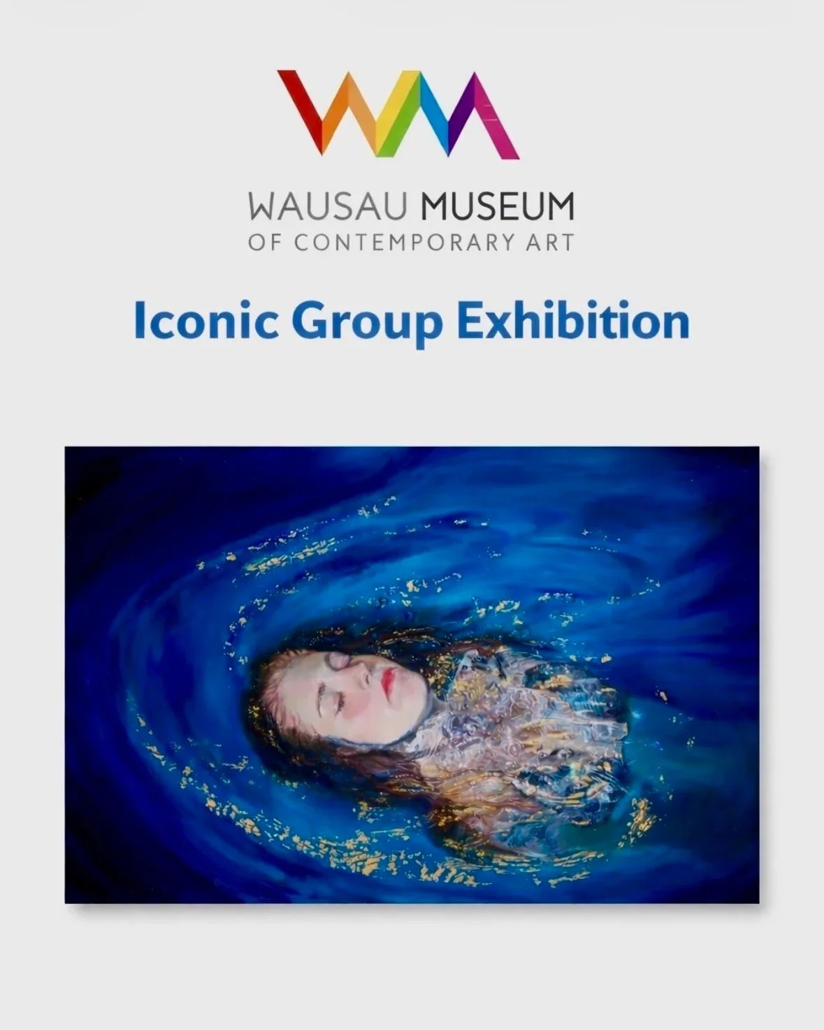 Alexandra Telgmann Golden Ocean Reflection Ophelia - Iconic Groupshow Wausau Museum of Contemporary Art Wisconsin USA