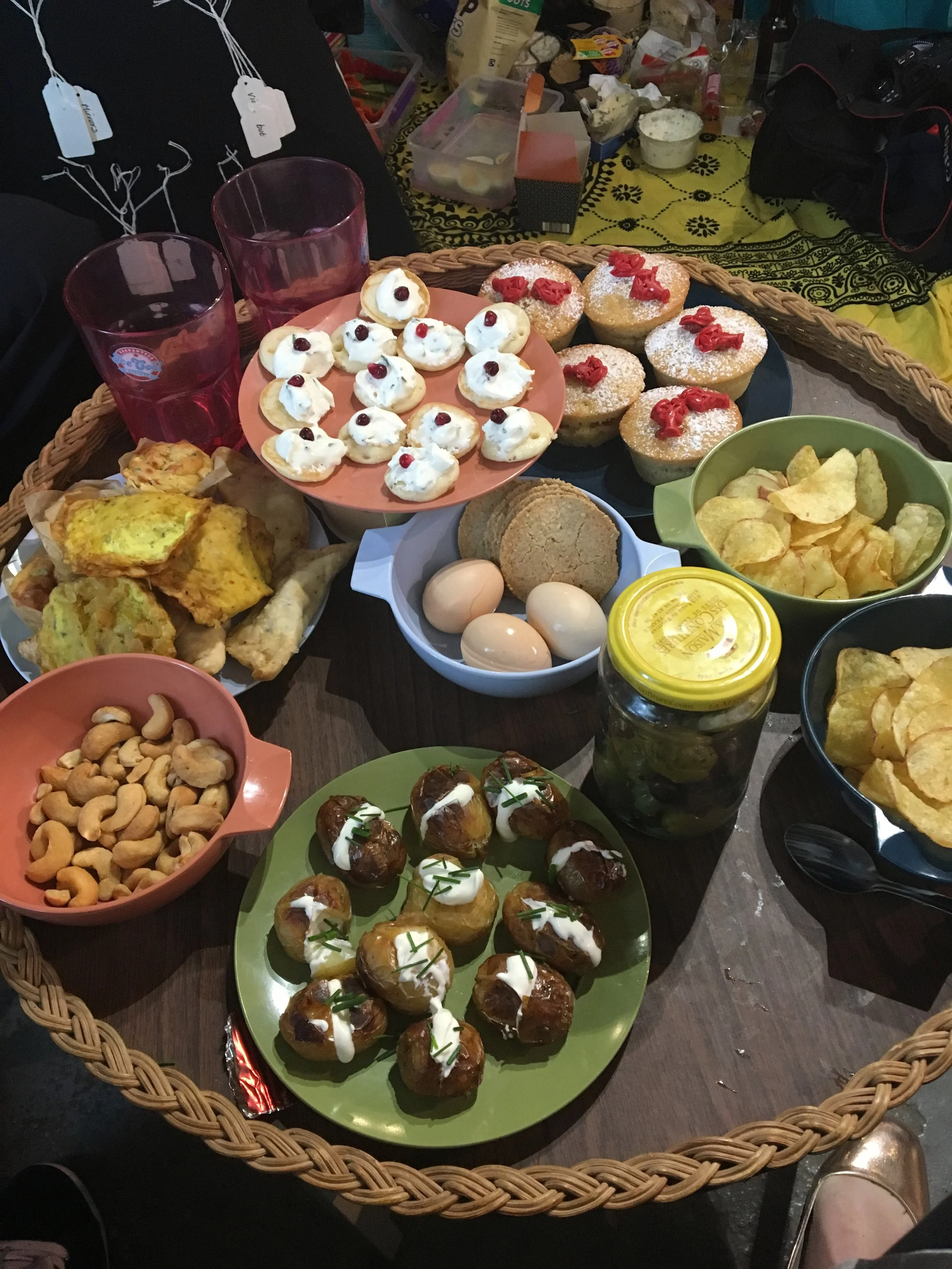 Surrealist picnic at Farley's Farm House