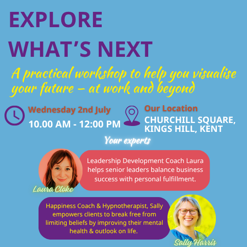 Explore Workshop Ticket - 2nd July 2025, Churchill Square, Kings Hill, Kent