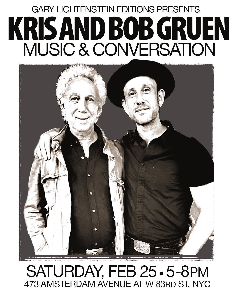 NYC (and boroughs) friends and family! This is happening this coming Saturday. I&rsquo;m so excited to be working with my dad @bob_gruen like this. It&rsquo;s  really a dream come true on many levels. While we&rsquo;ve collaborated on shared shows be