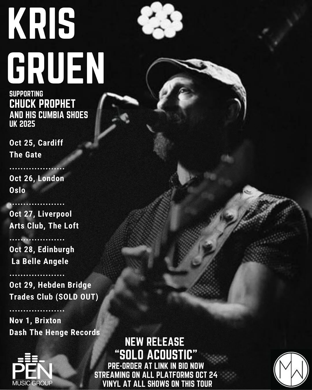 Here we go UK! 🇬🇧 Hoping the pond next week to meet up with the great @chuckprophetinexile and The Cumbia Shoes 👠. Check out these dates! We can&rsquo;t wait to see our UK friends!! 😘 We&rsquo;ll have my new record, Solo Acoustic, on vinyl and so
