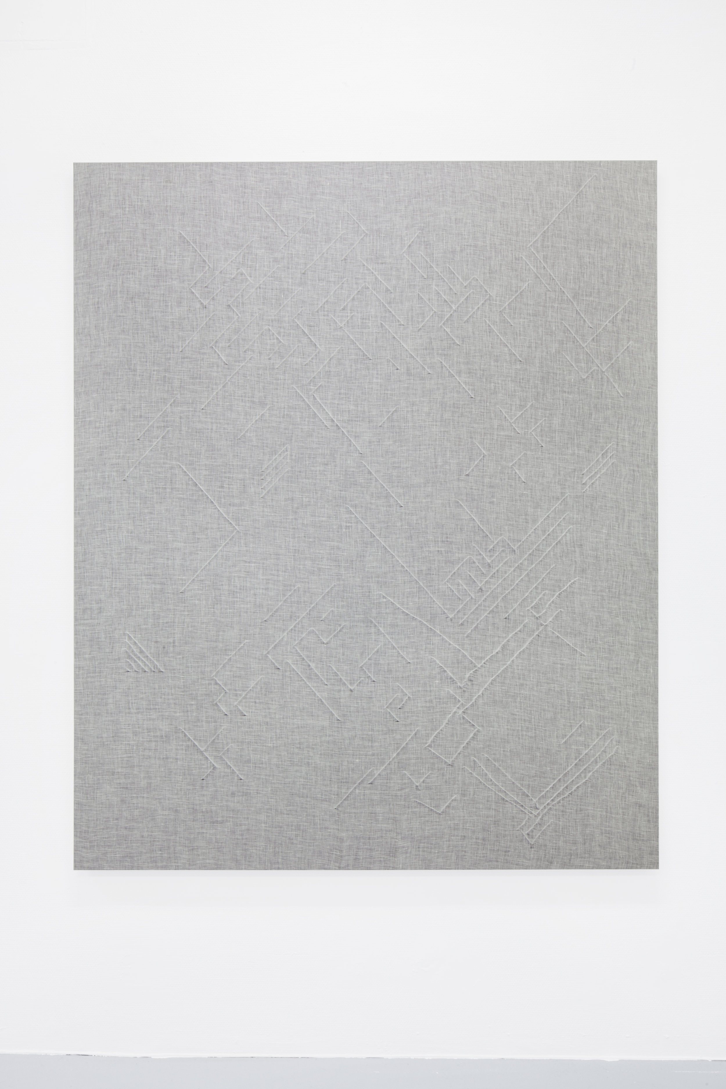  Cortex, muslin fabric, cotton canvas wooden frame, 2016 