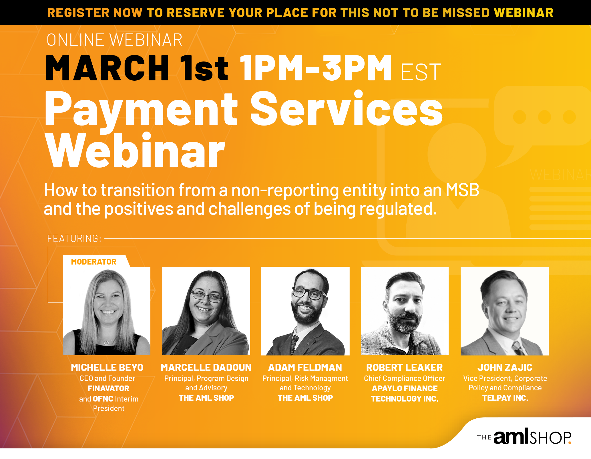 AML Webinars, Events and Conferences — The AML Shop